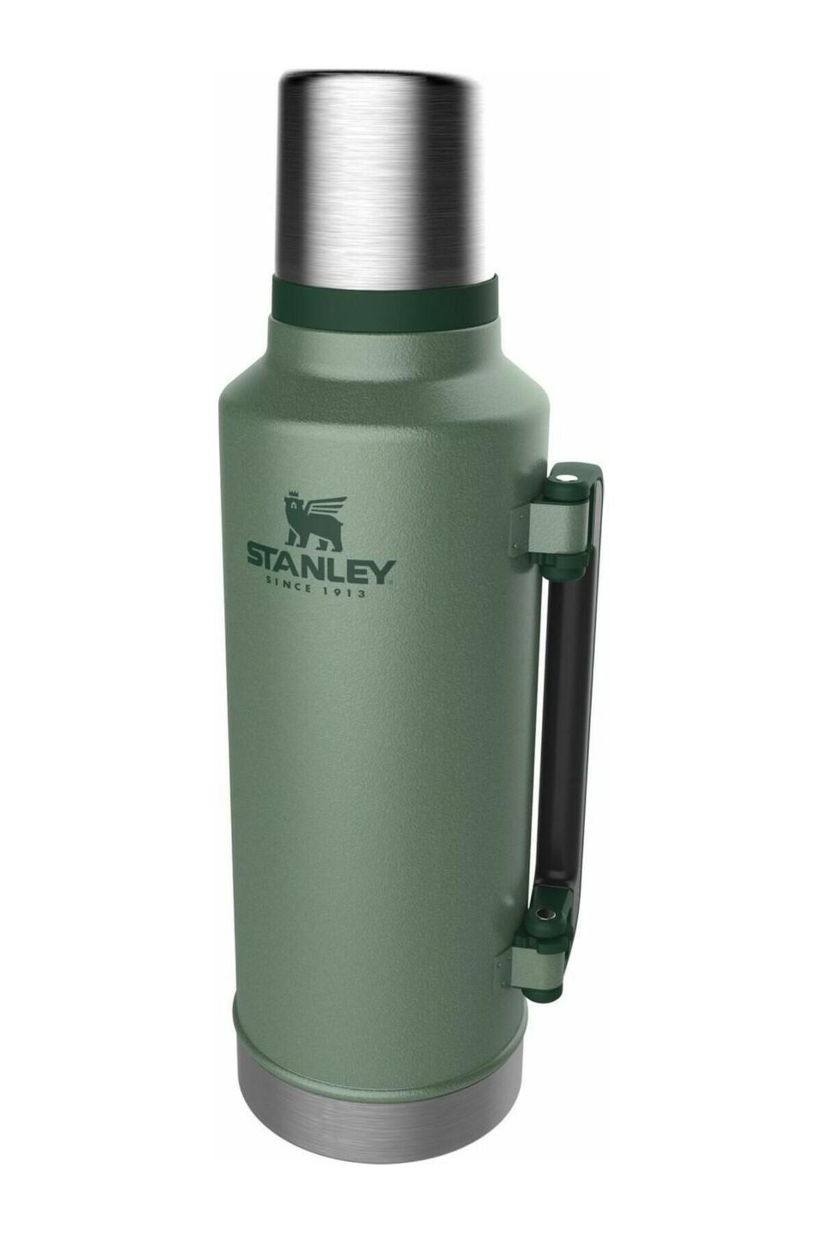 فلاسک قمقمه کلاسیک وکیوم استیل ضد زنگ 1.9 لیتر سبز اورجینال Stanley