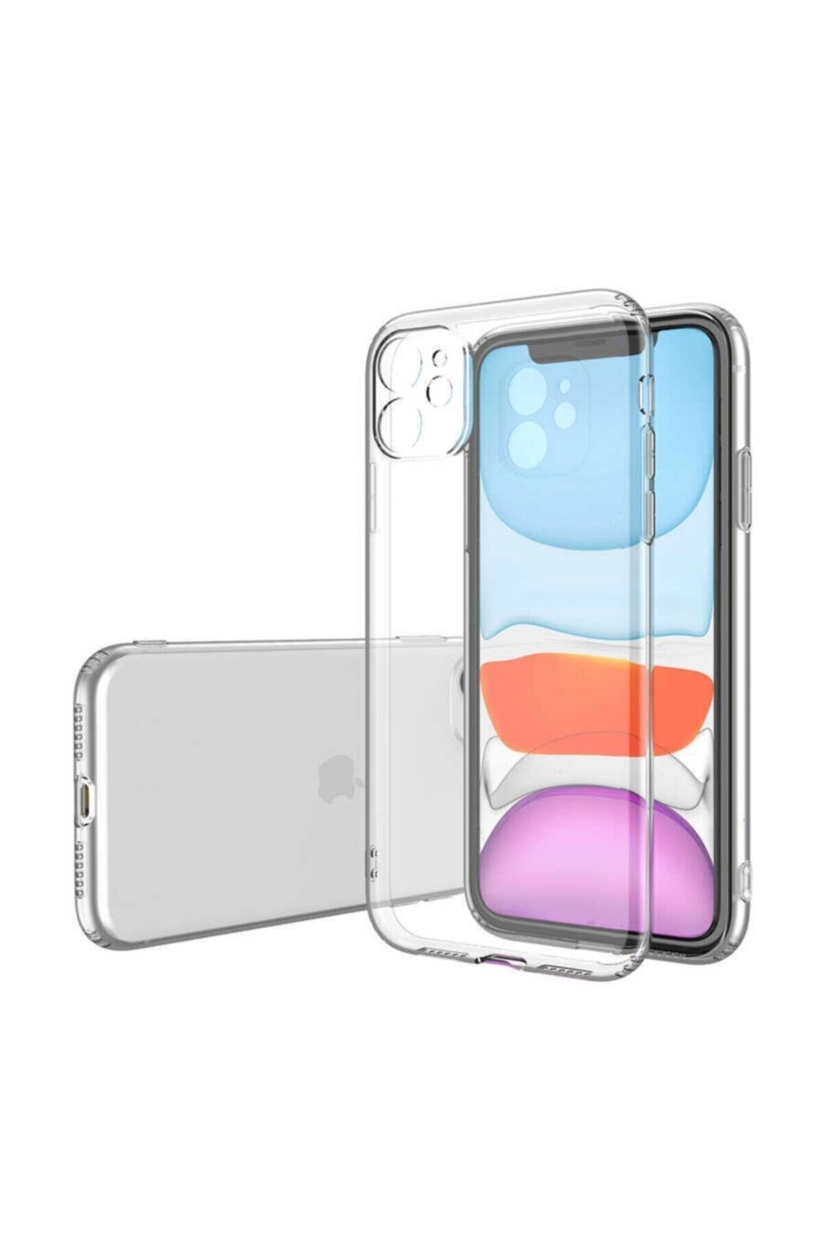 کاور و قاب پوشش محافظ سیلیکونی نازک نرم شفاف با دوربین APPLE IPHONE 11 سازگار فیبکس Fibaks