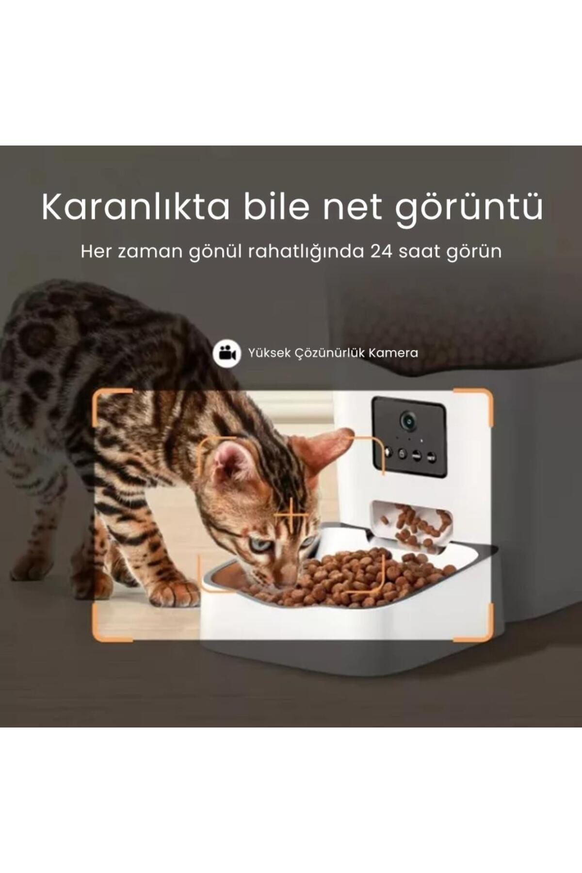 غذادهنده خودکار گربه و سگ پتفیت Petfit Feline Prime، ۳ لیتری، Wi-Fi و دوربین‌دار