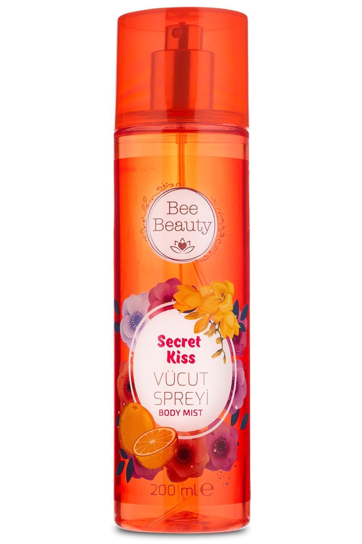 اسپری بدن 200 میلی لیتری با رایحه دلپذیر و ماندگار بی بیوتی Bee Beauty