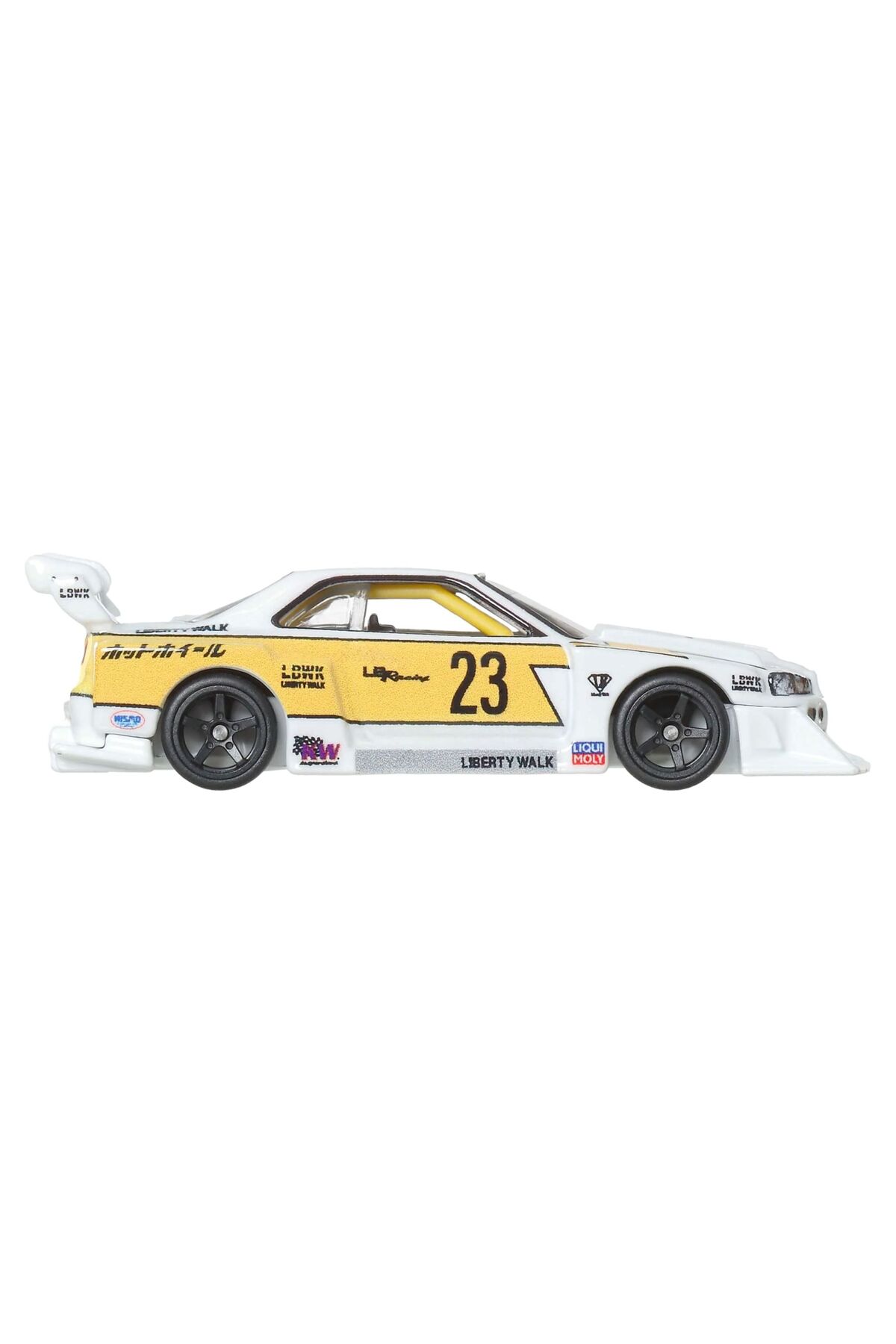 ماشین اسباب بازی SILHOUETTES کشت اتومبیل ممتاز LB ER34 SUPER SILHOUTETE NISSAN SKYLINE FPY86 هات ویلز اورجینال HOT WHEELS