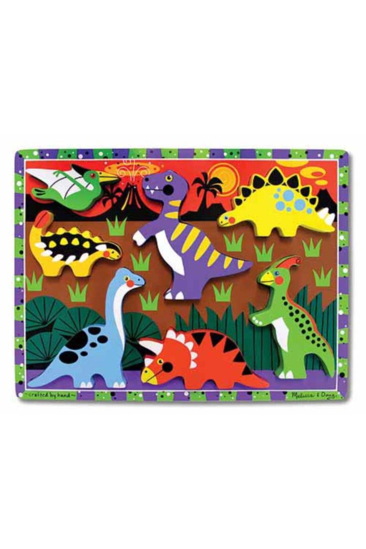 پازل چوبی چاق دایناسورها از ترکیه Melissa & Doug