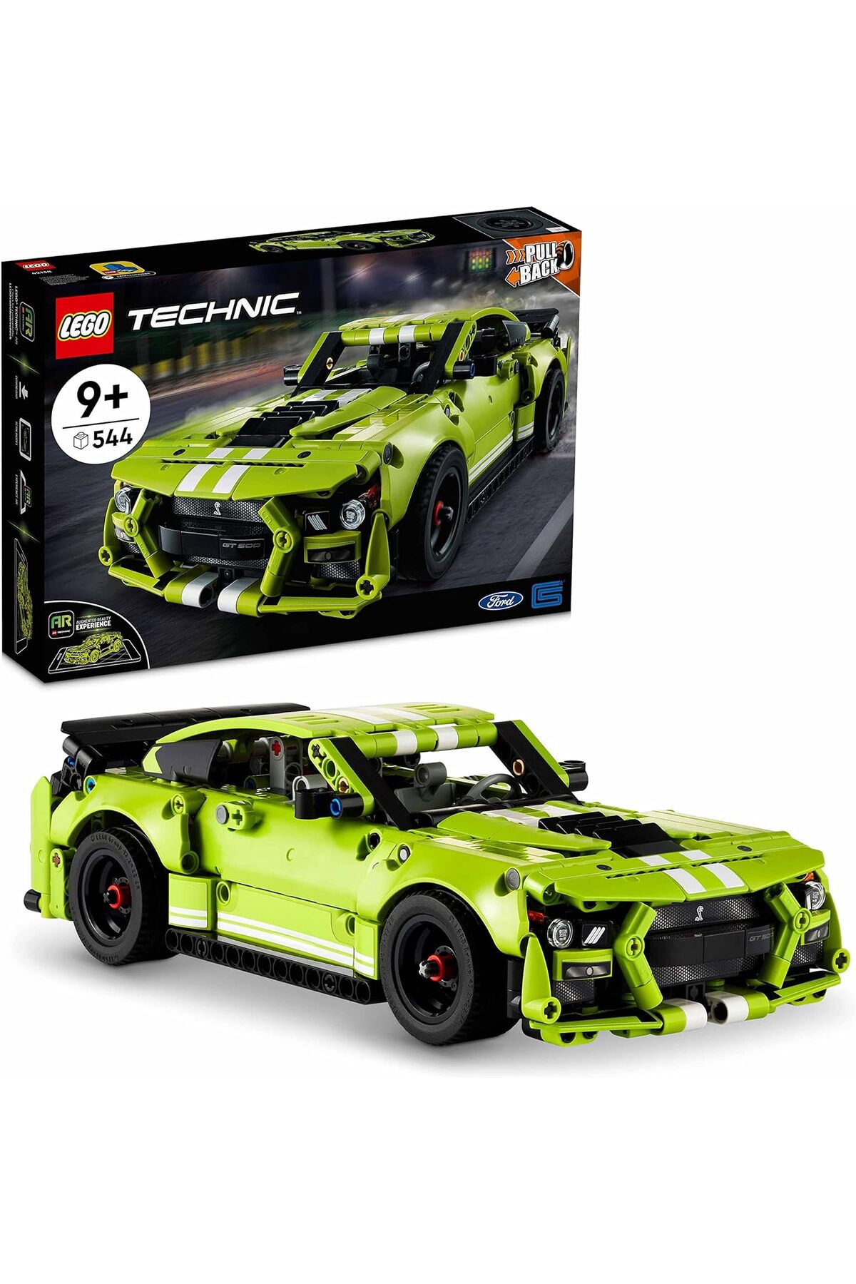 لگو و اسباب بازی های ساخت محور ® TECHNIC FORD MUSTANG SHELBY® GT500® 42138 – مجموعه ساختمانی مدل کلکسیونی 544 قطعه از ترکیه LEGO