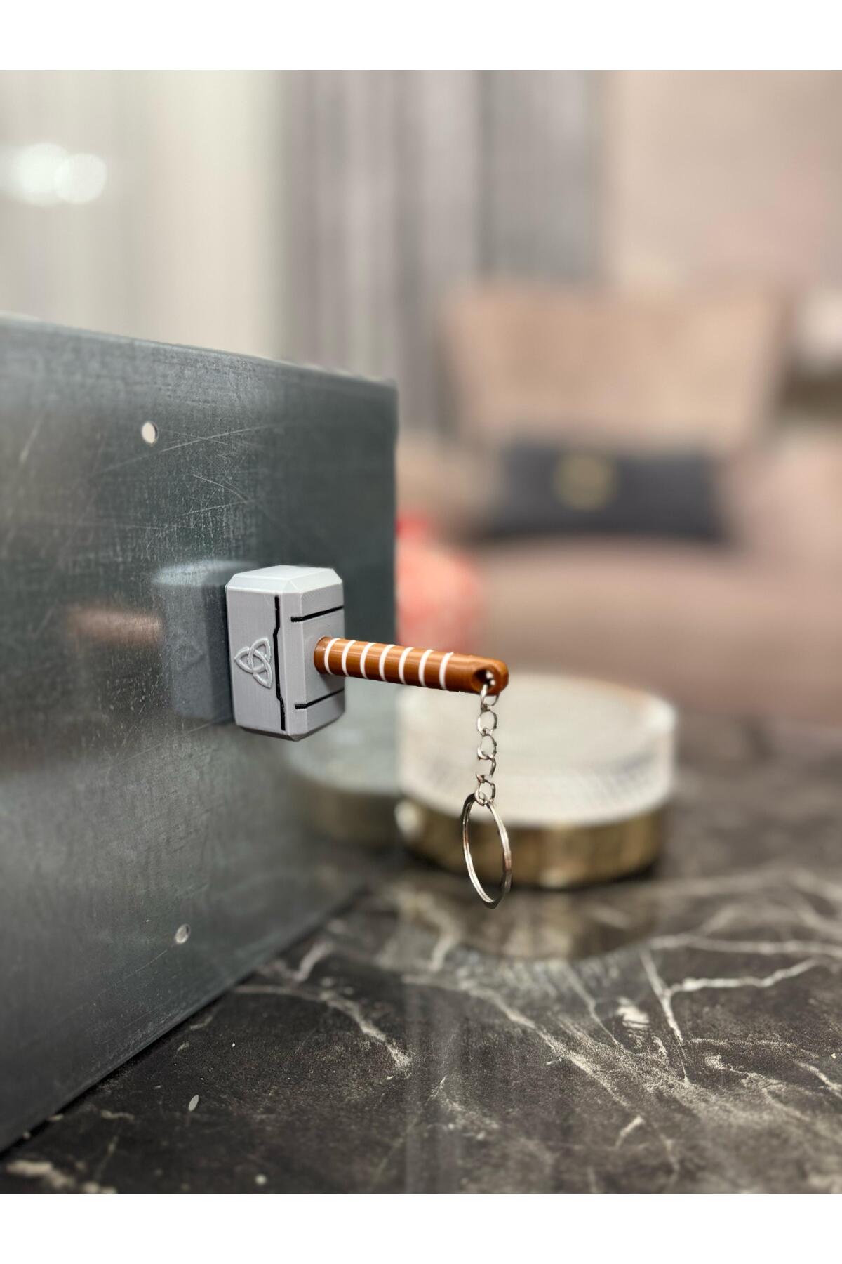 جلیقه کلید ⚡ جاکلیدی مغناطیسی MJOLNIR چکش قدرتمند ثور WELLCUT
