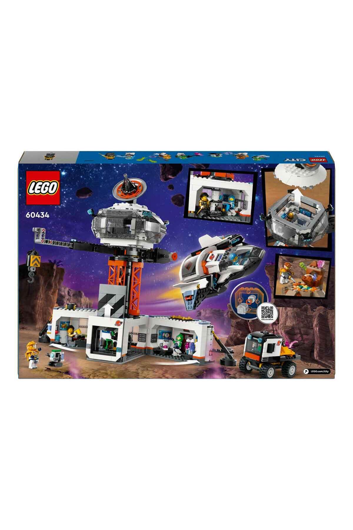 لگو و اسباب بازی های ساخت محور فرودگاه فضایی شهر سکوی پرتاب موشک 60434 SPACE ME برای کودکان 8 سال به بالا از ترکیه LEGO