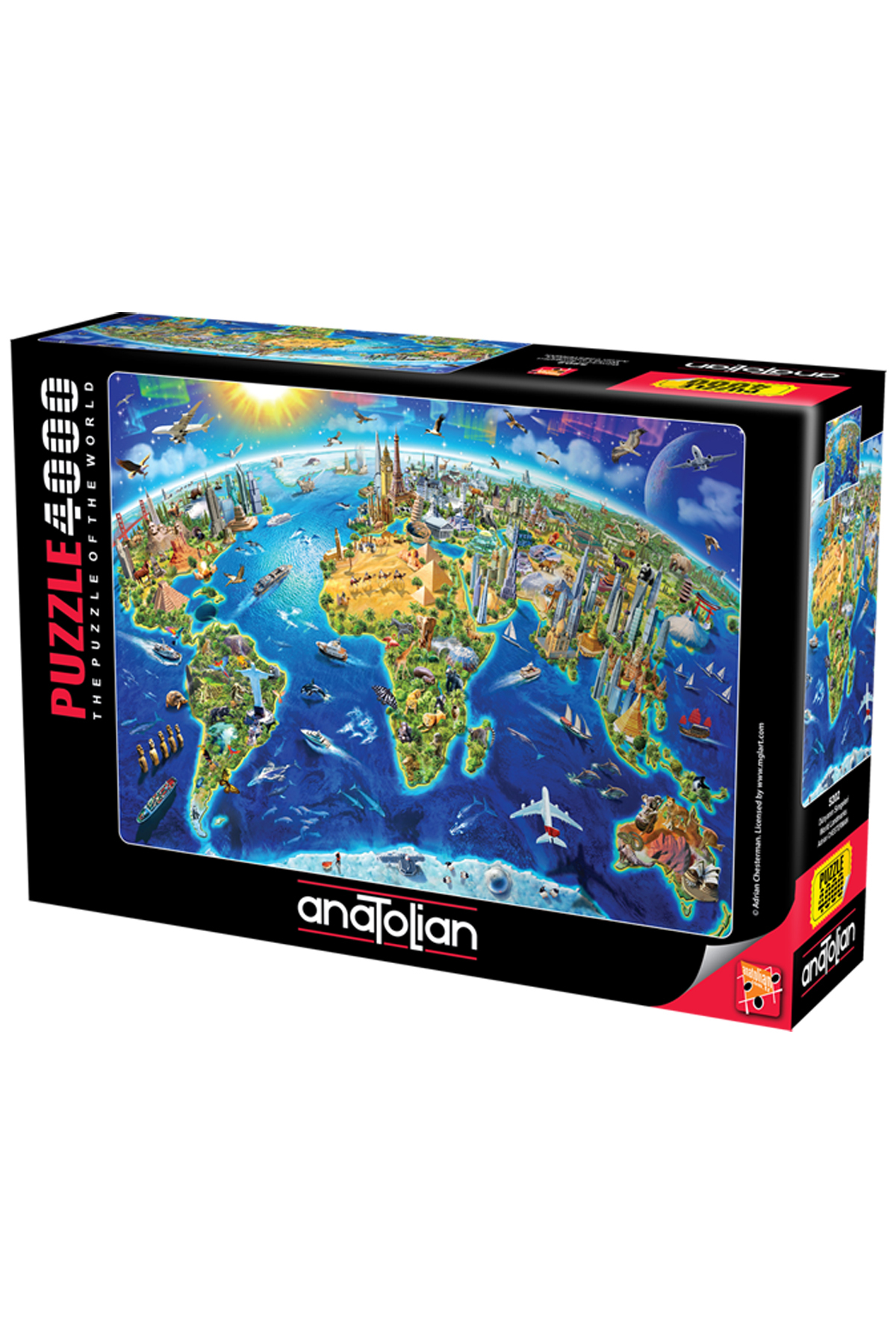 پازل 4000 تکه نمادهای جهان 5202 Anatolian Puzzle