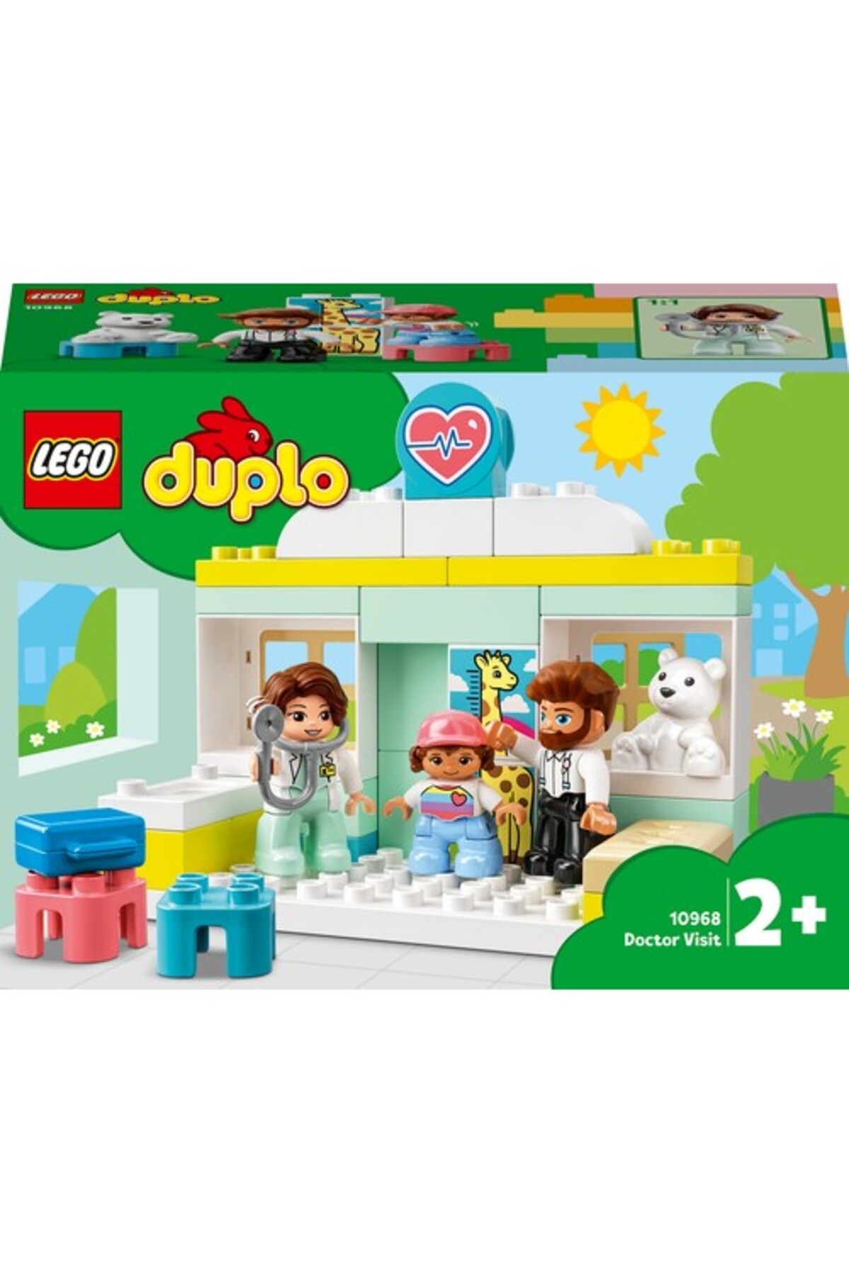 لگو و اسباب بازی های ساخت محور ® DUPLO® RESCUE DOCTOR EXAMINATION 10968 مجموعه آموزشی برای پیش دبستانی 34 قطعه از ترکیه LEGO