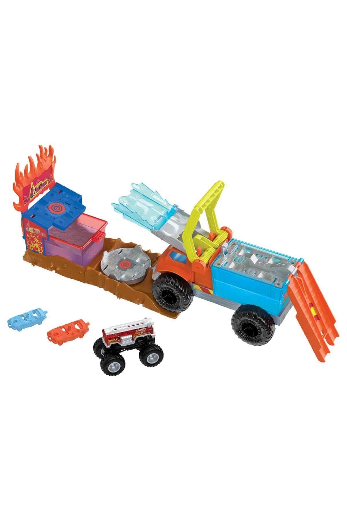 ماشین اسباب بازی مجموعه پیست چالشی MONSTER TRUCKS ARENA HPN73 از ترکیه HOT WHEELS