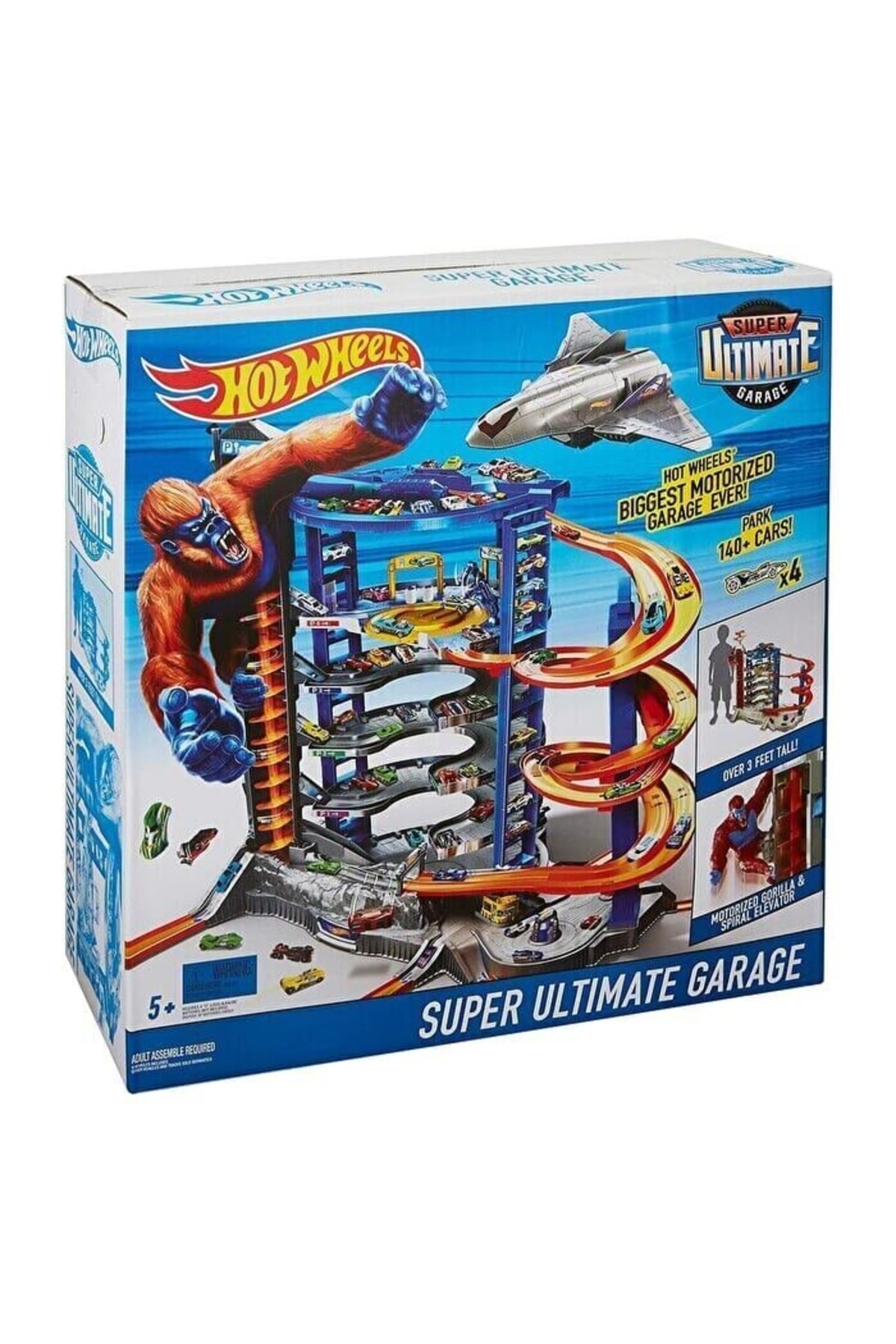ماشین اسباب بازی MEGA GARAGE GIANT TOWER FML03 هات ویلز اورجینال HOT WHEELS