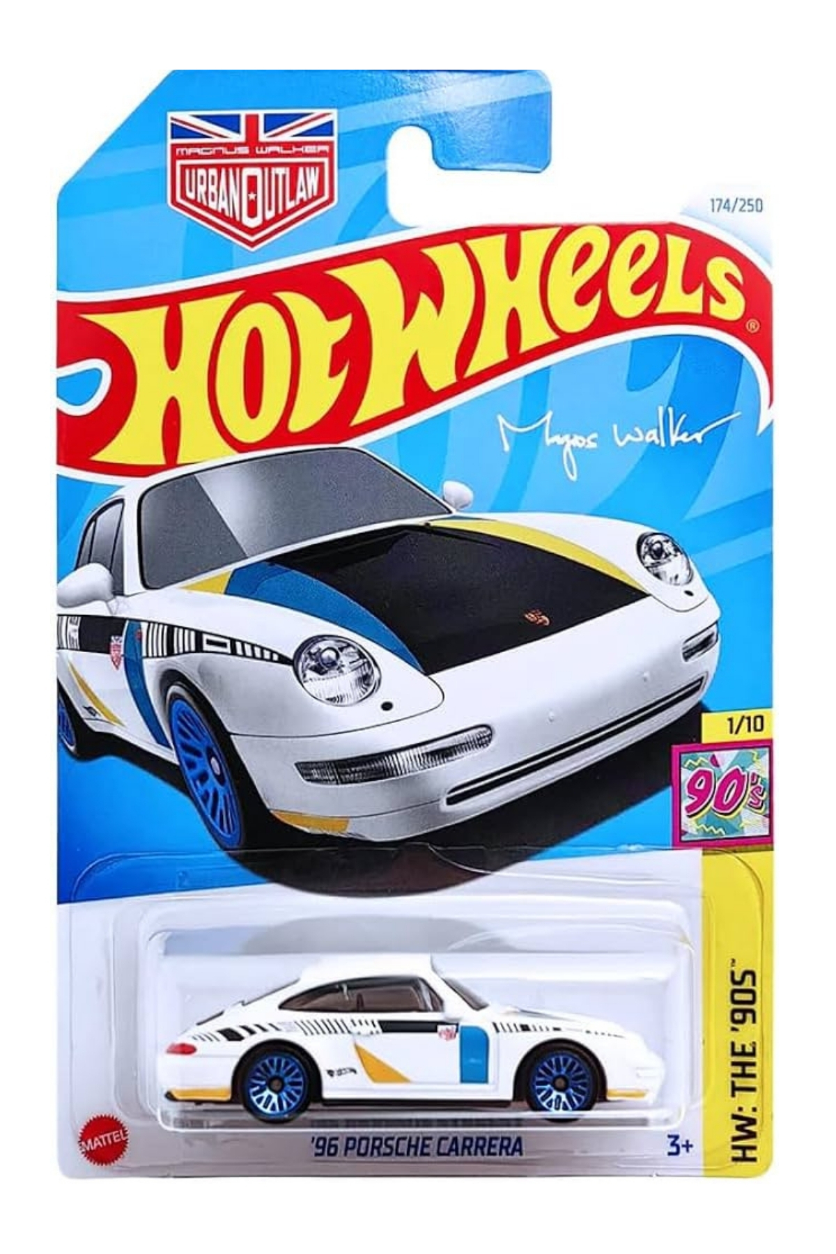 ماشین اسباب بازی HOTWHEELS 96 PORSCHE CARRERA 2025 از ترکیه HOT WHEELS