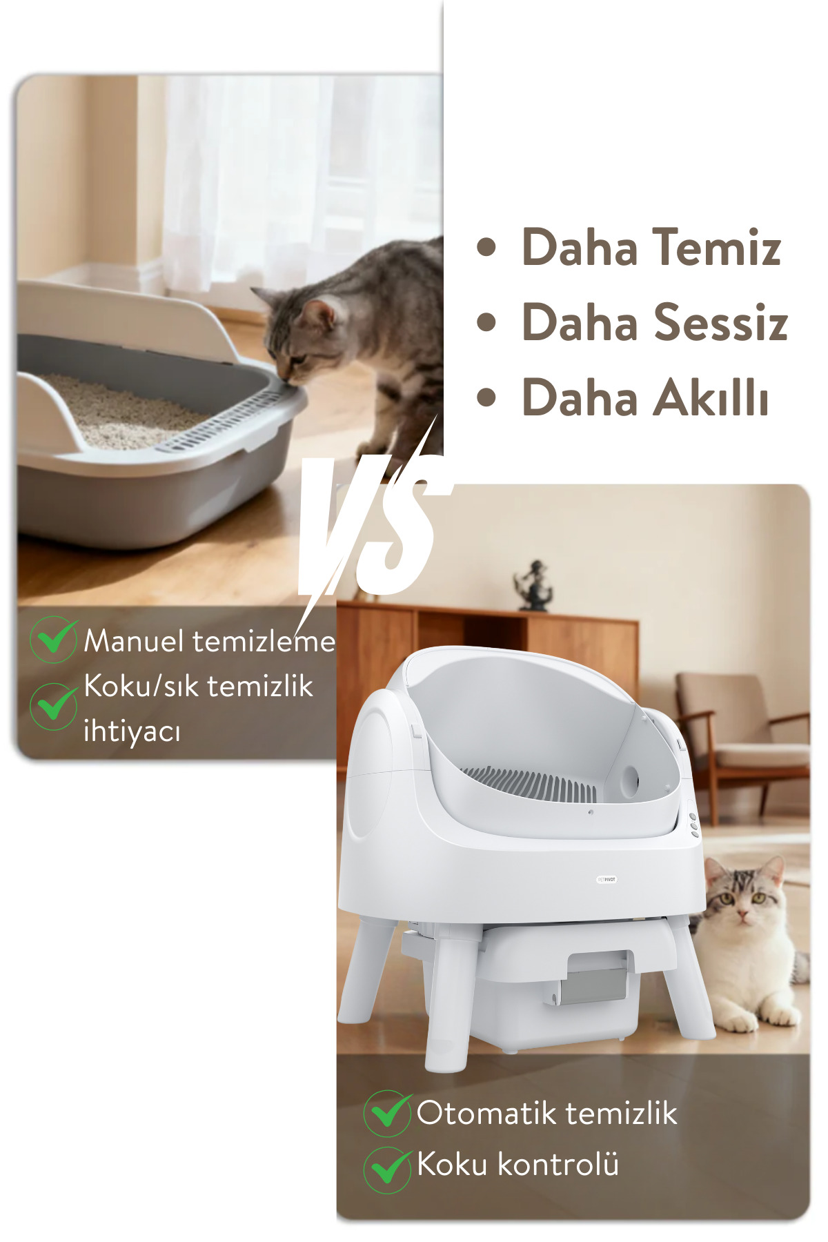 ظرف خاک اتوماتیک گربه پت‌پیوت PetPivot Autoscooper 11