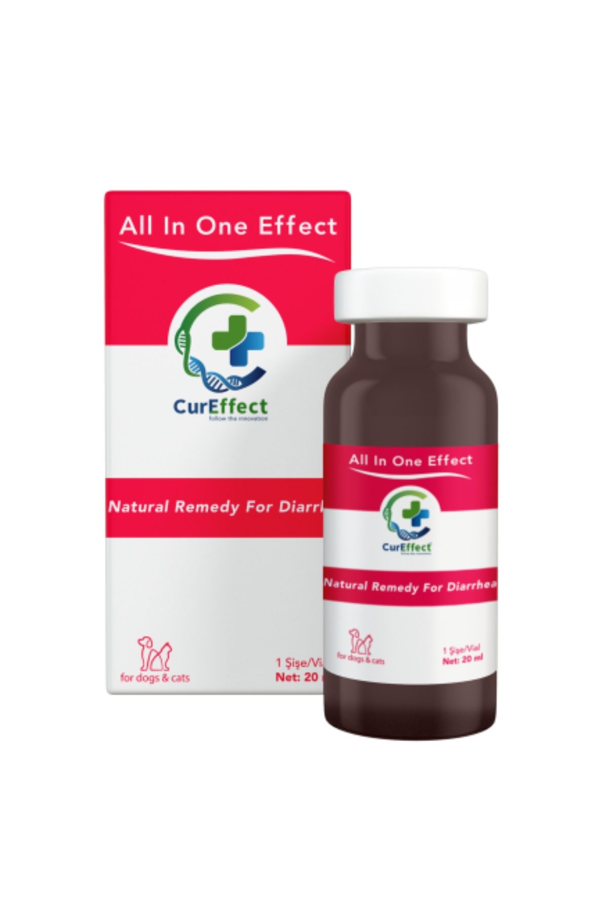 قطره ویتامین گربه کیورفکت Cureffect Cureffet All in One Effect، ۲۰ میلی‌لیتر