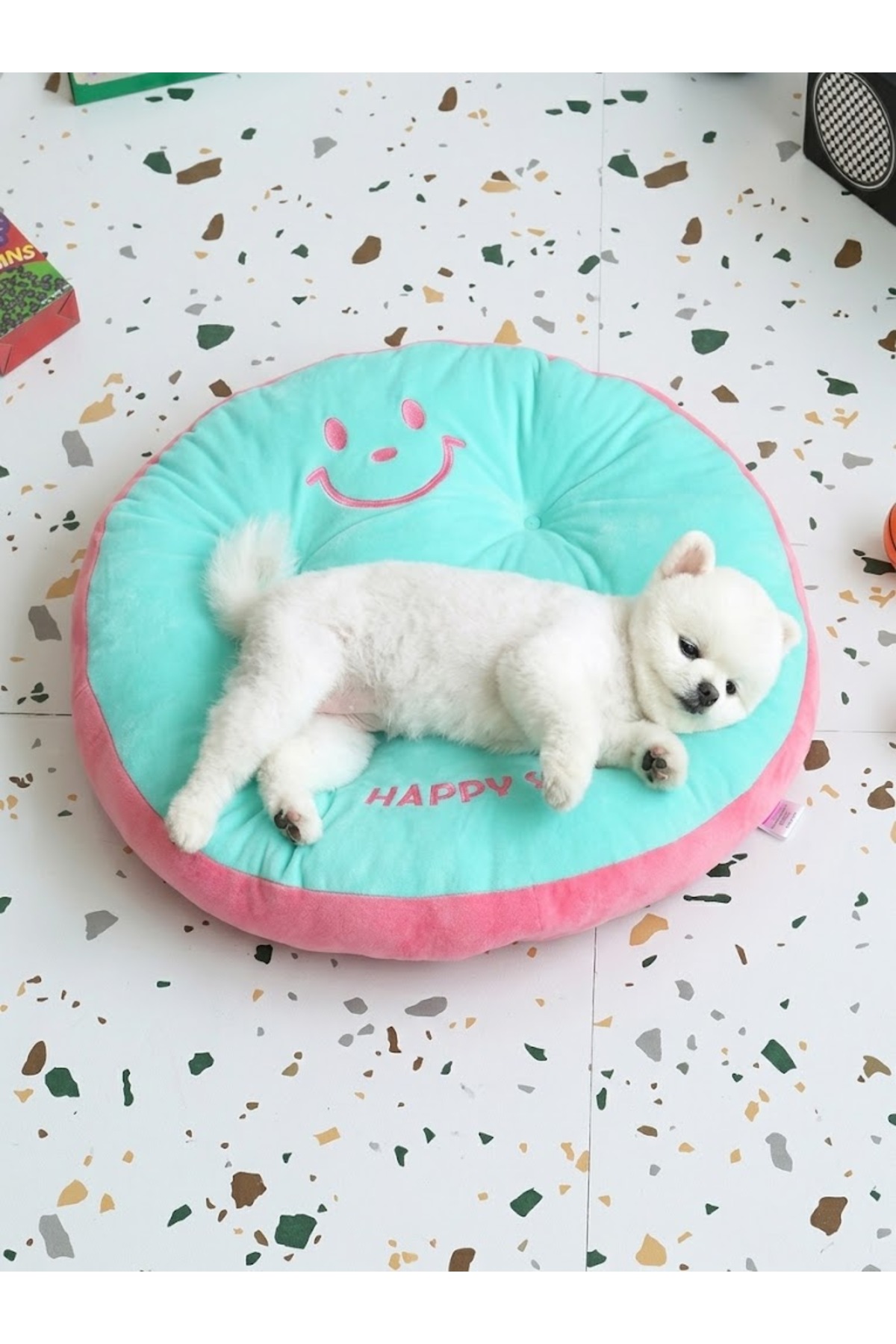 تخت سگ لبخند شاد پاریس‌داگ ParisDog مدل PRD10442 آبی