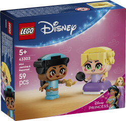 مجموعه ساختنی مینی یاسمین و راپونزل لگو LEGO دیزنی پرنسس Disney Princess مدل 43303، ۵۹ قطعه، حداقل سن ۵ سال