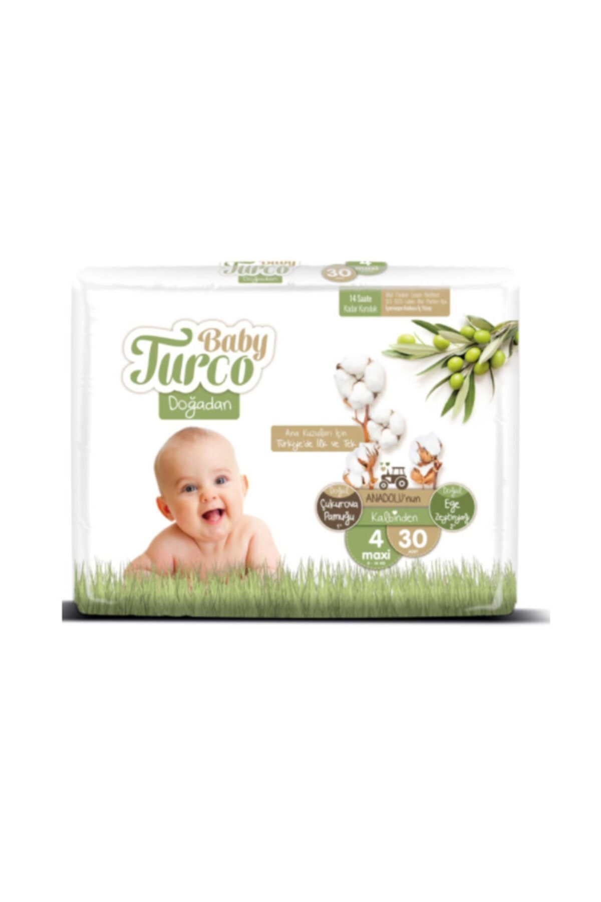 پوشک بچه دوغادان سایز 4 ماکسی 30 تیکه اورجینال Baby Turco