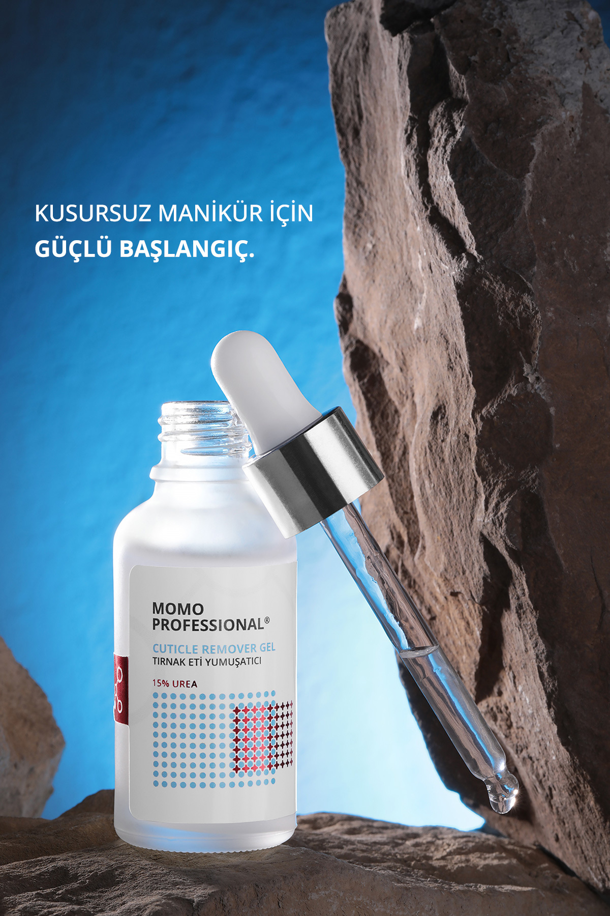 ژل پاک کننده تیکه های ناخن با حجم 30 میلی لیتر MOMO professional