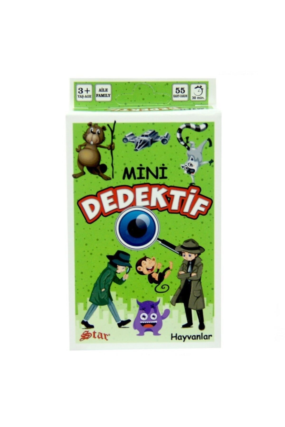 اسباب بازی های فیگور دیگر مجموعه کارتی STAR MINI DETECTIVE آموزشی کارت هوش تقویت کننده حافظه Genel Markalar