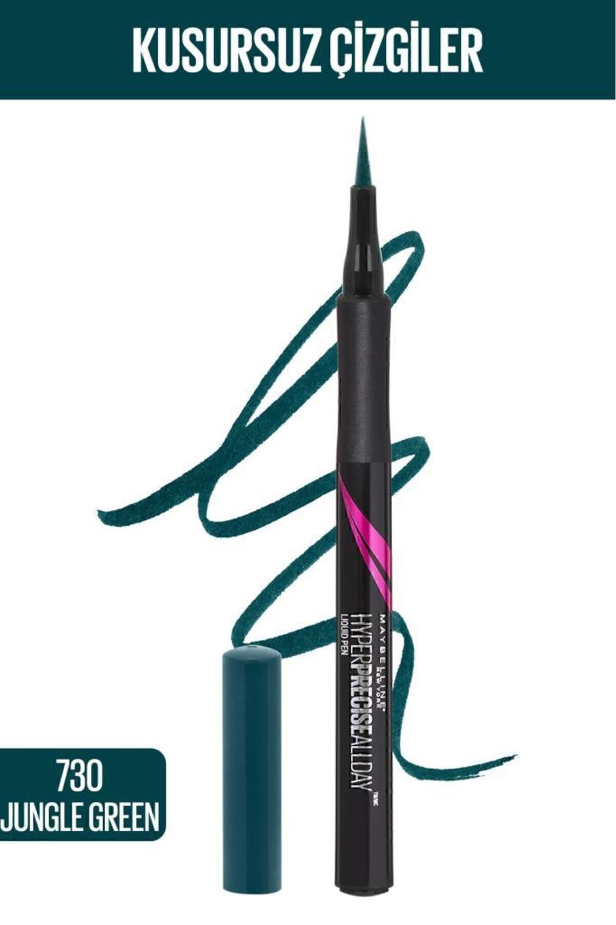 مداد چشم هایپر پرسایز تمام روز 730 سبز جنگلی میبلین Maybelline New York