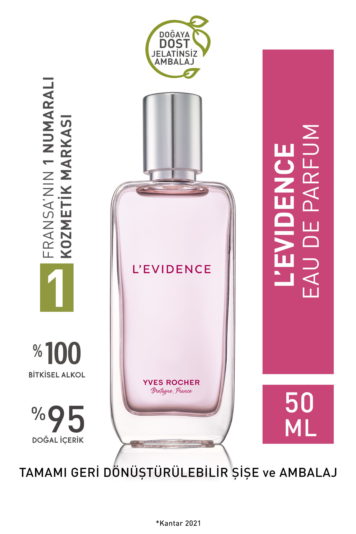 عطر شگفت‌آور شیک جذاب و زیبا EDP 50 میلی‌لیتر ایوروشه Yves Rocher