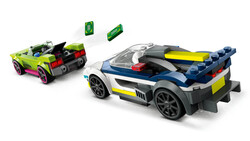 مجموعه ساختنی لگو LEGO سیتی تعقیب خودروی پلیس و خودروی اسپرت مدل 60415، ۲۱۳ قطعه، حداقل سن ۶ سال