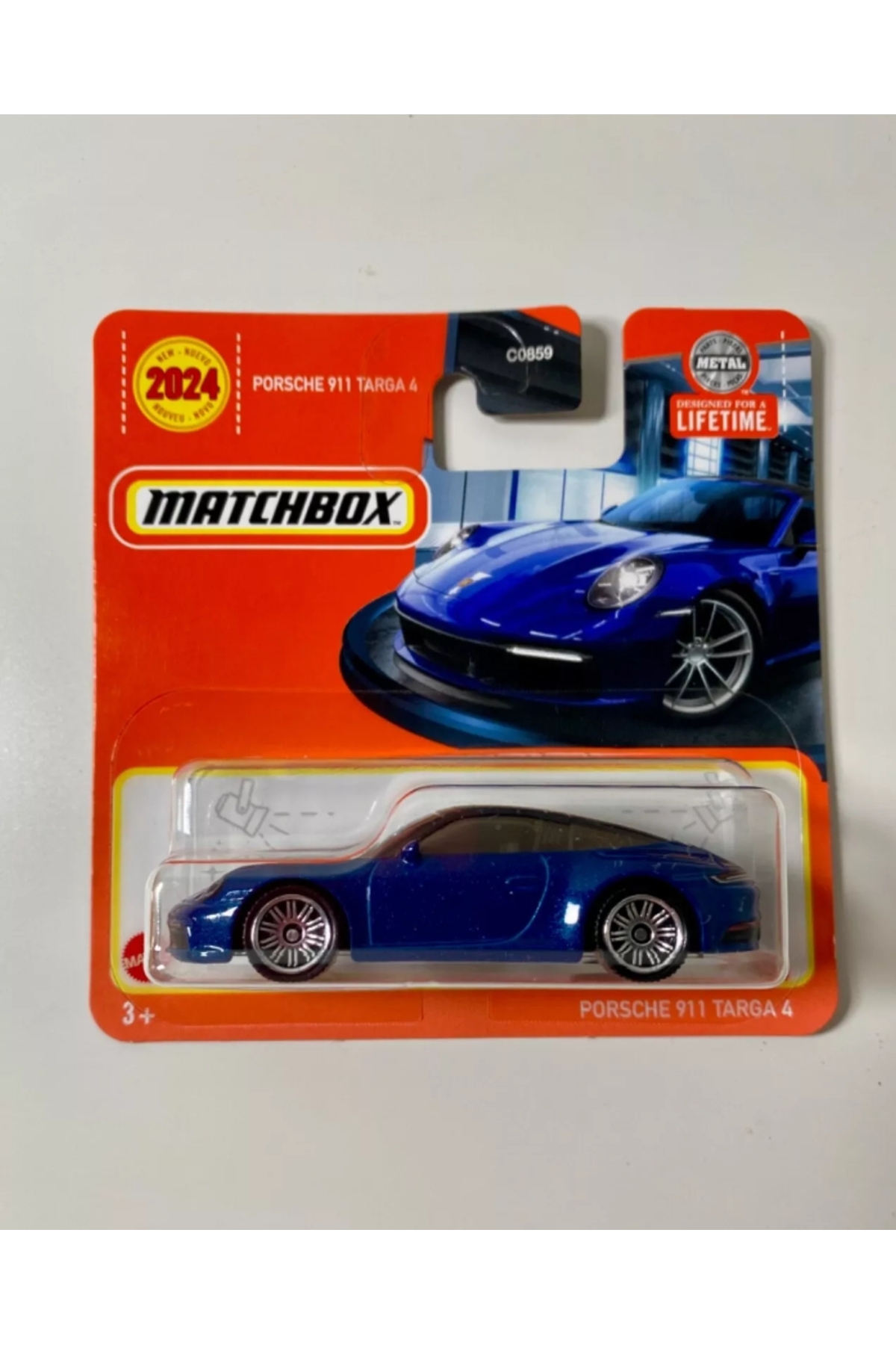 ماشین اسباب بازی 2024 سری MATCHBOX PORSCHE 911 TARGA 4 NAVY BLUE 1 64 مدل جمع آوری هات ویلز اورجینال HOT WHEELS