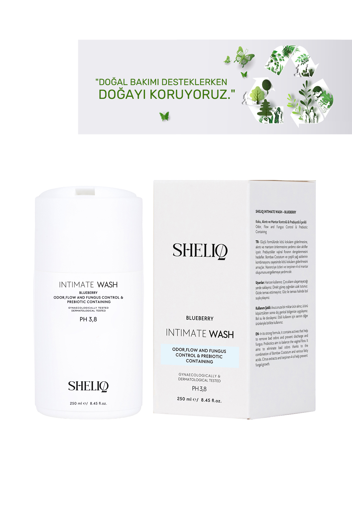 ژل شستشوی ناحیه تناسلی زنانه 250 میلی لیتر با رایحه توت فرنگی Sheliq cosmetique