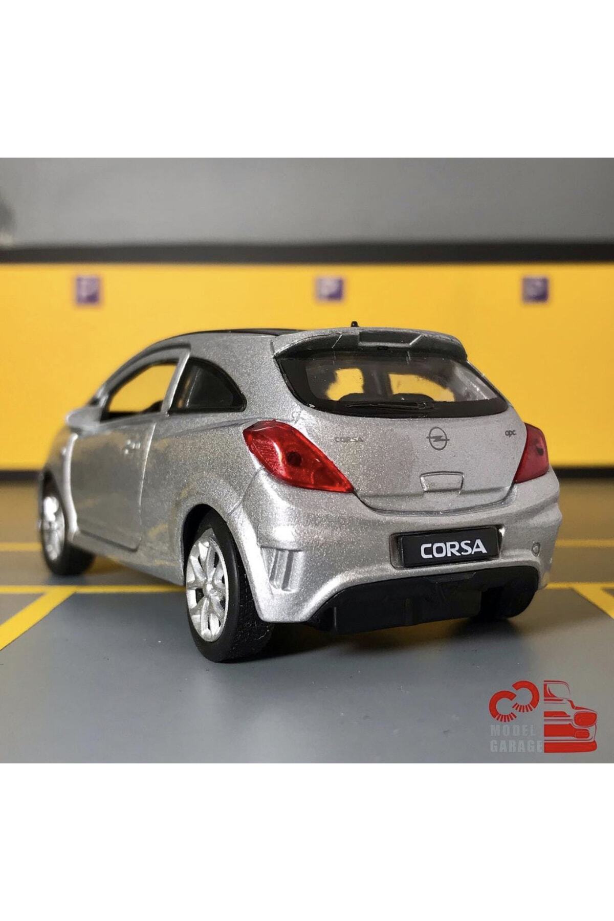 مدل خودرو OPEL CORSA OPC 1 36 SCALE C&amp;C MODEL GARAGE PULL DROP DIECAST METAL TOY CAR اورجینال Genel Markalar