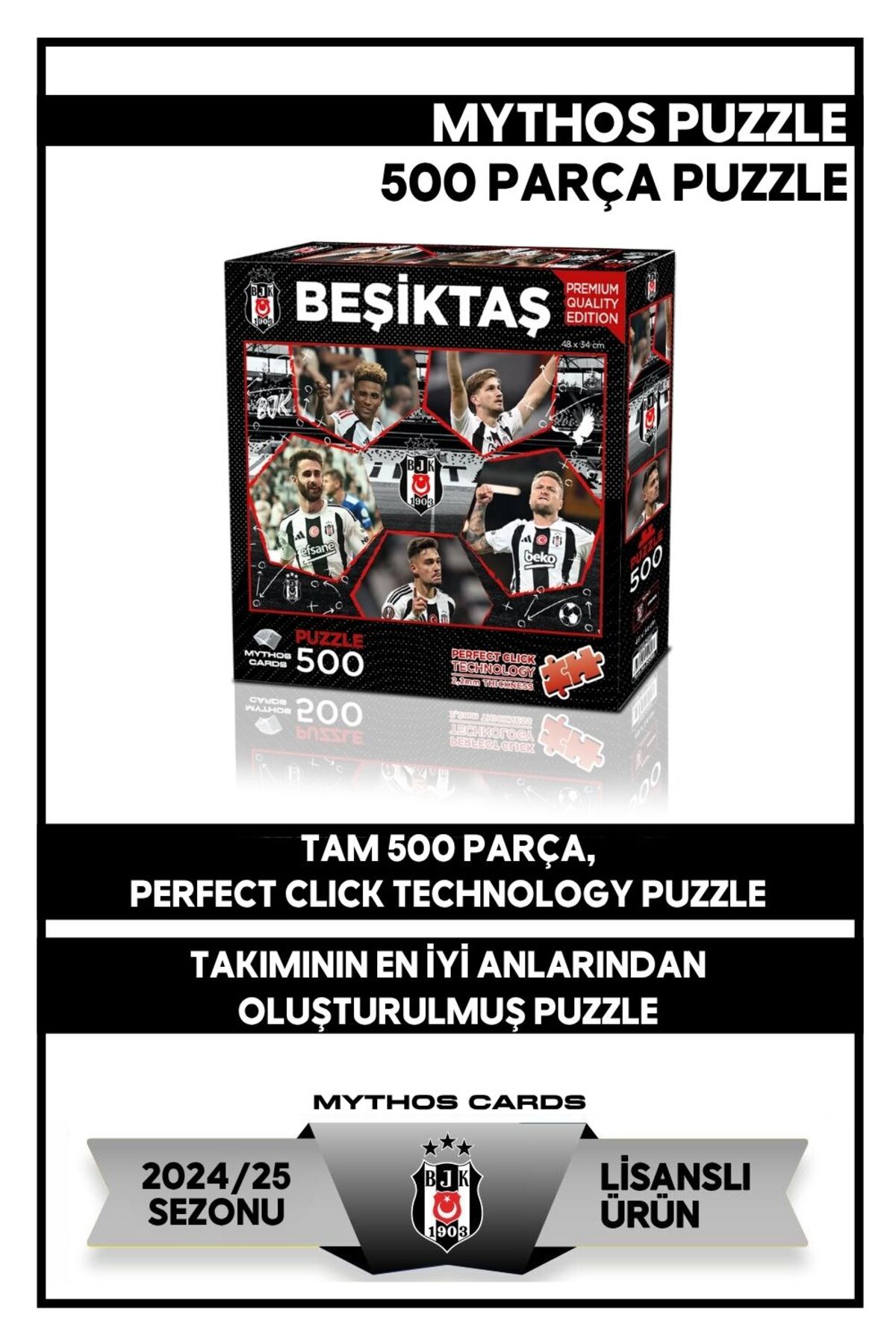 پازل 500 تکه تیم از ترکیه Beşiktaş