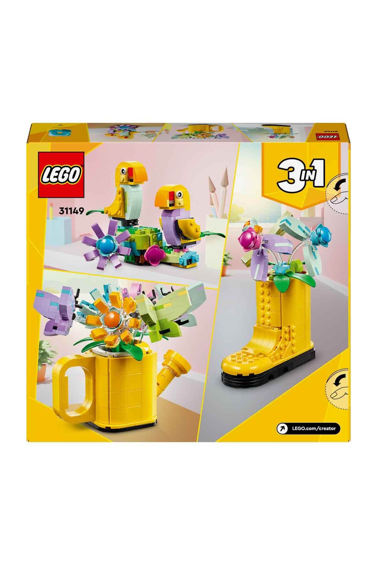 لگو ® گل در کانتینر آبیاری خالق 31149 چکمه برای کودکان 8 ساله بارها اورجینال LEGO