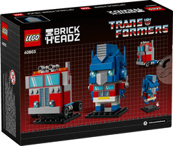 مجموعه ساختنی لگو LEGO بریک‌هدز BrickHeadz اپتیموس پرایم، ربات و کامیون، مدل 40803، ۲۳۷ قطعه