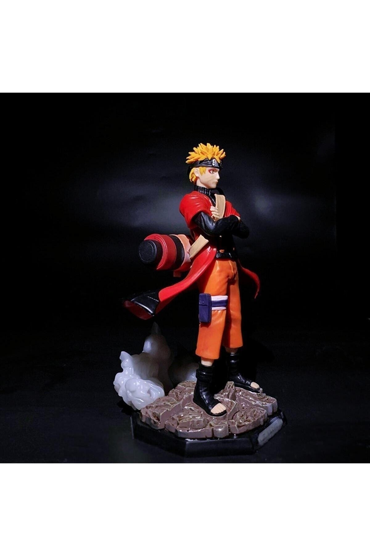 فیگور انیمه NARUTO UZUMAKI LIGHTED ACTION CHARACTER FIGURINE TOY محصول جعبه ای 23 سانتی متری oyuncakçı savaş & europe shop