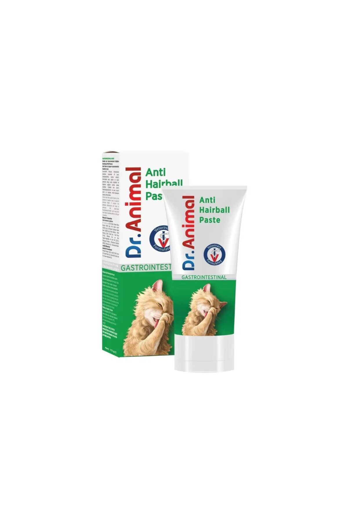 مکمل خمیری گربه دکتر انیمال Dr. Animal ضد گلوله مو و گوارشی