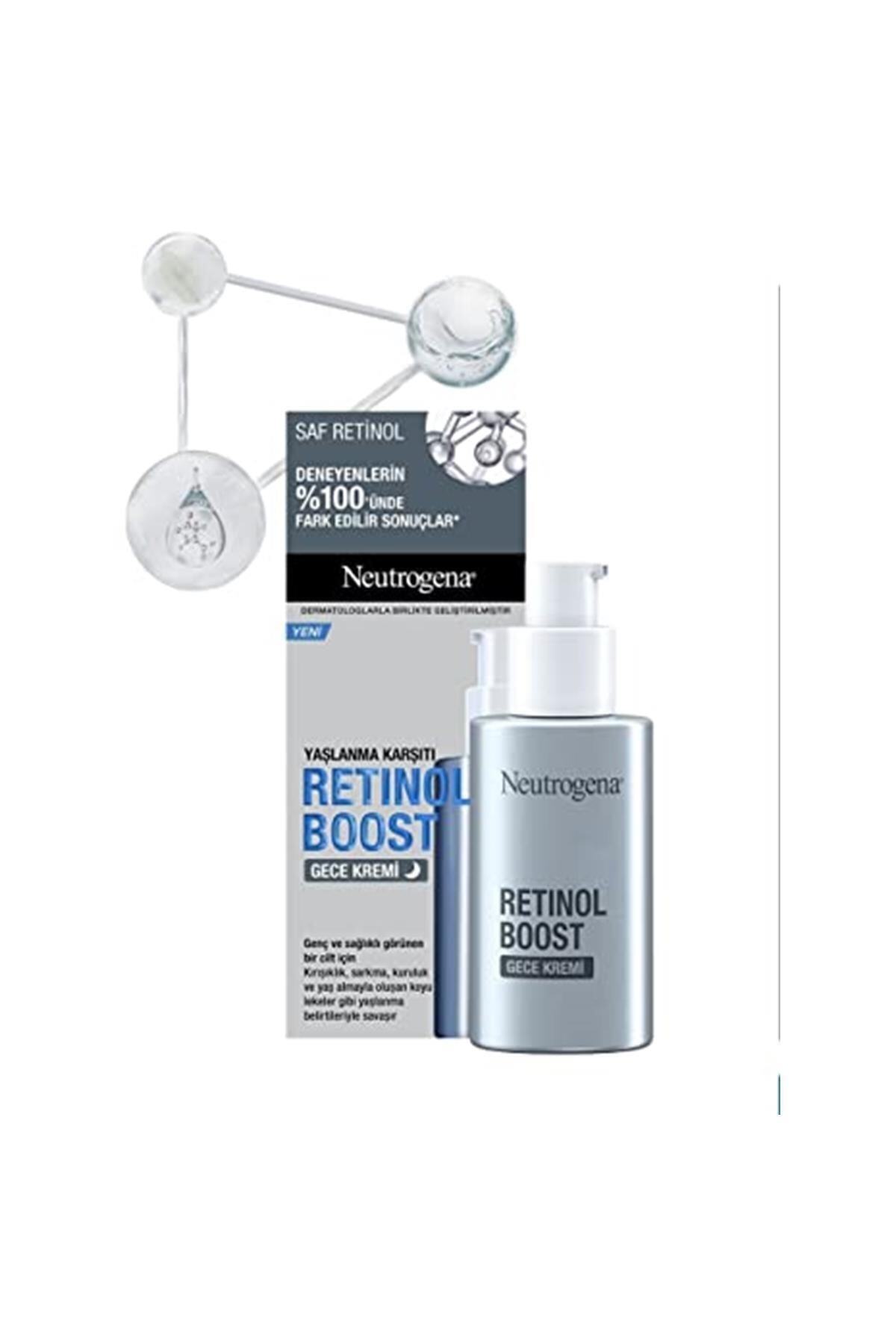 کرم صورت شب ضد رتینول تقویت شده 50ML GURKN279 Neutrogena