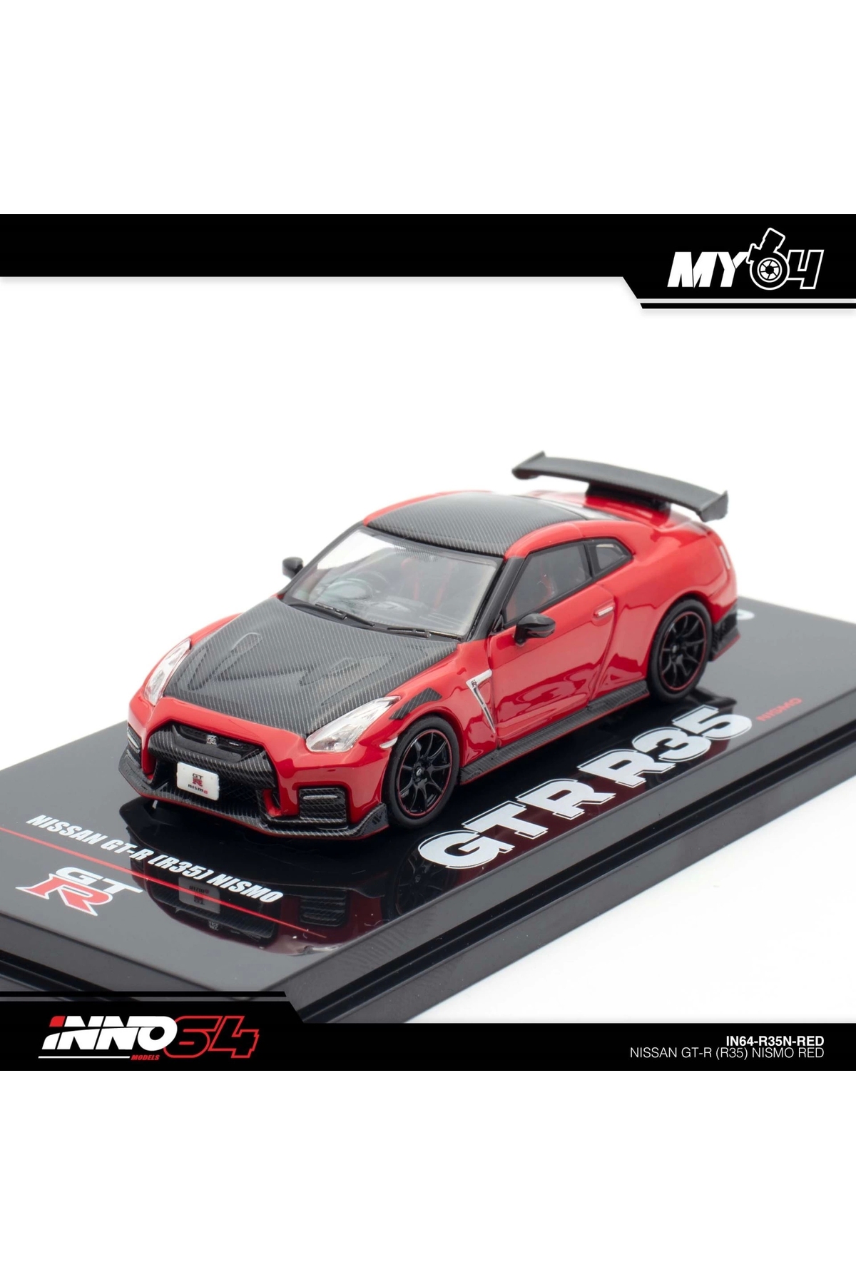 مدل خودرو INNO 1 64 NISSAN GT R R35 NISMO RED اورجینال Inno 64 Models