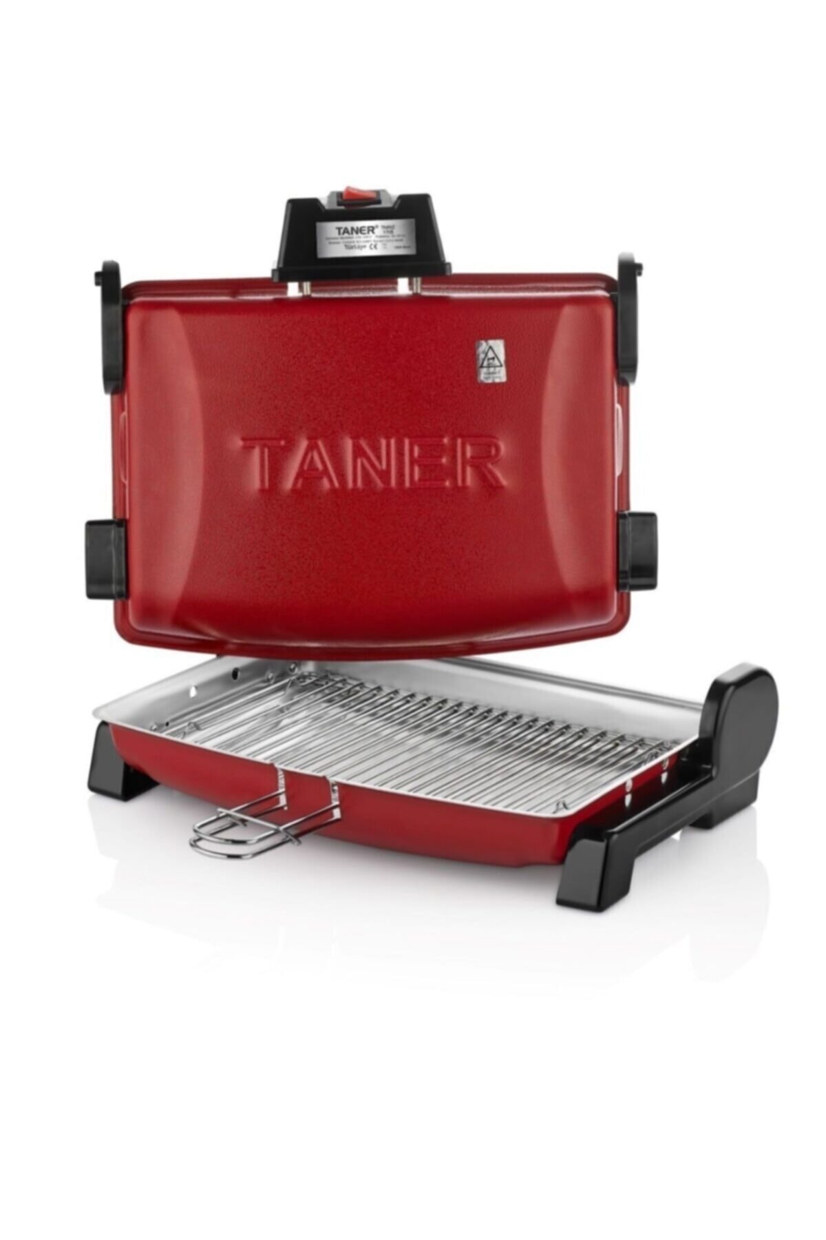 گریل برقی کباب شاپ پز باربیکیو دو سیم سایز بزرگ قرمز اورجینال Taner
