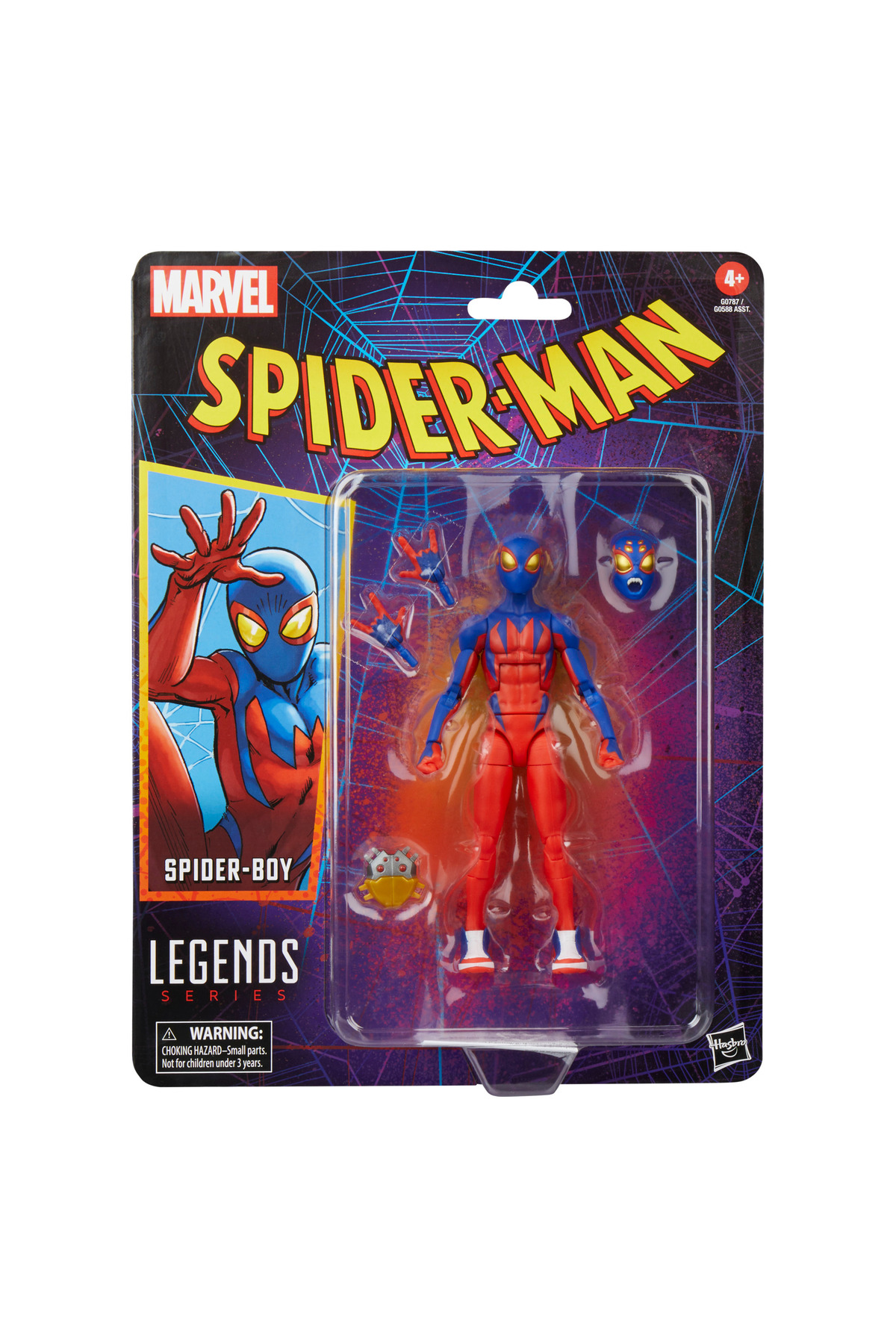 فیگور اکشن HASBRO MARVEL LEGENDS SERIES SPIDER BOY RETRO COMICS . از ترکیه MARVEL