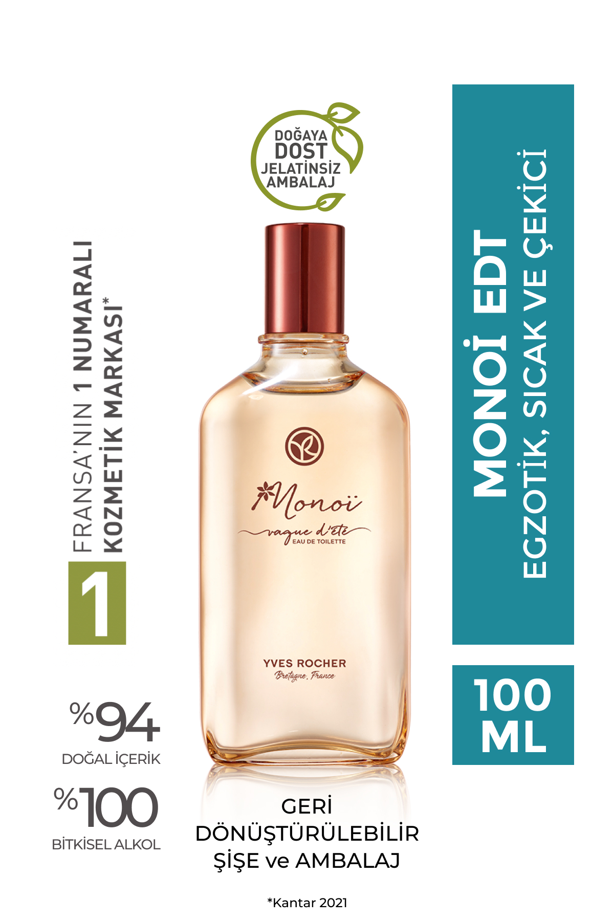 عطر تابستانی گرم و جذاب 100 میلی لیتر ایوروشه Yves Rocher