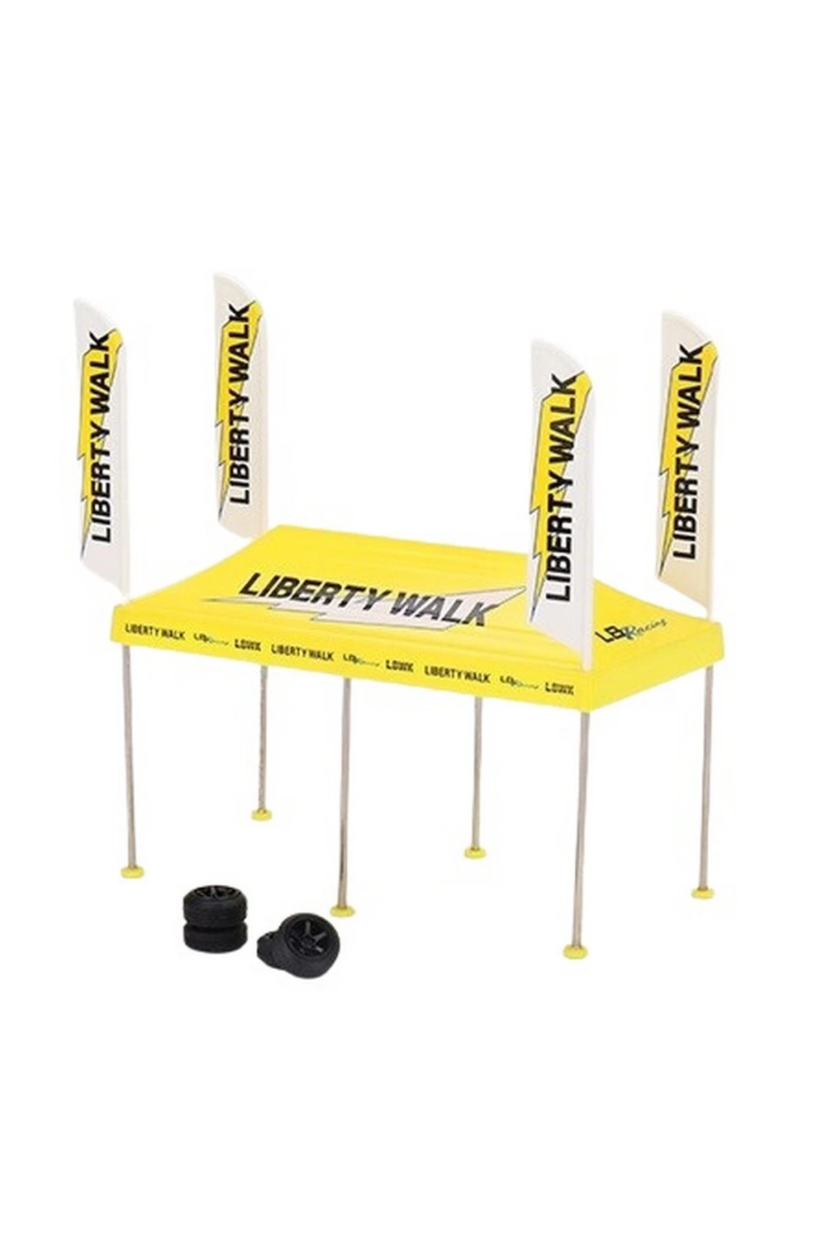 مدل خودرو سرویس چادر PADDOCK MINI GT 1 64 LB RACING اورجینال NW NessiWorld
