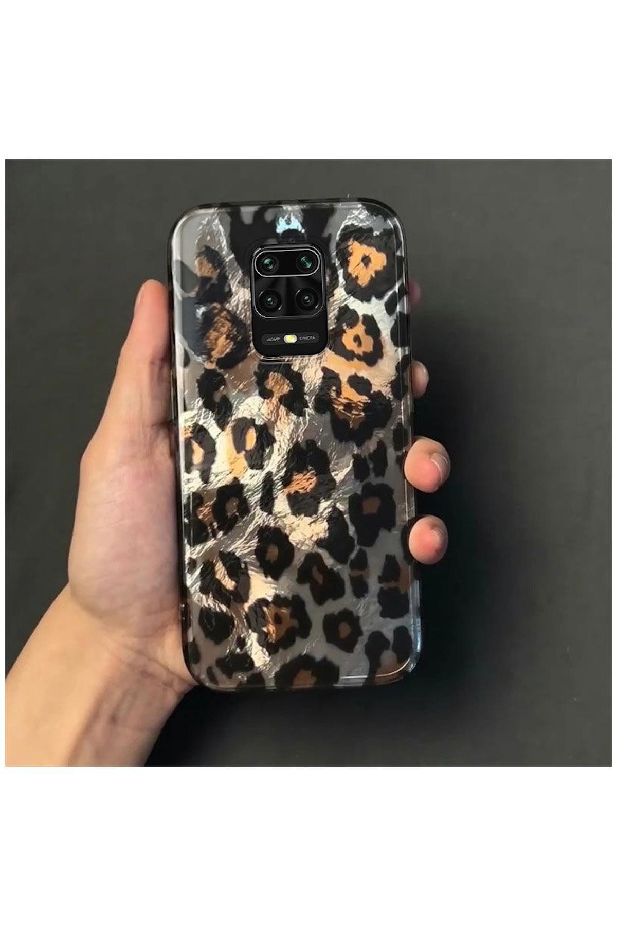 کاور و قاب محافظ شیائومی REDMI NOTE 9S سازگار با سیلیکونی ZEBANA LUXE LEOPARD مشکی اورجینال Zebana