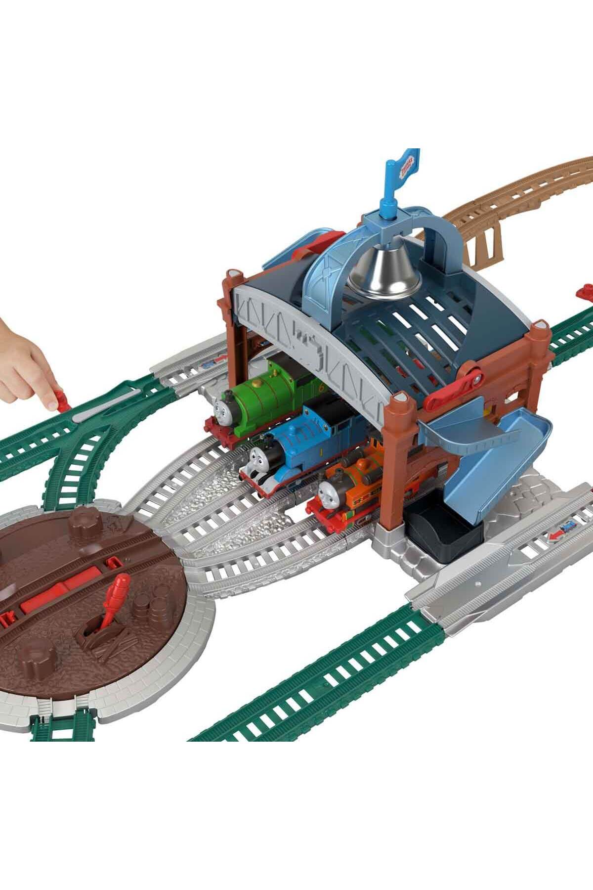 ماشین اسباب بازی توماس و دوستان مجموعه تحویلی JDF26 را بارگیری راه اندازی کردند Fisher Price