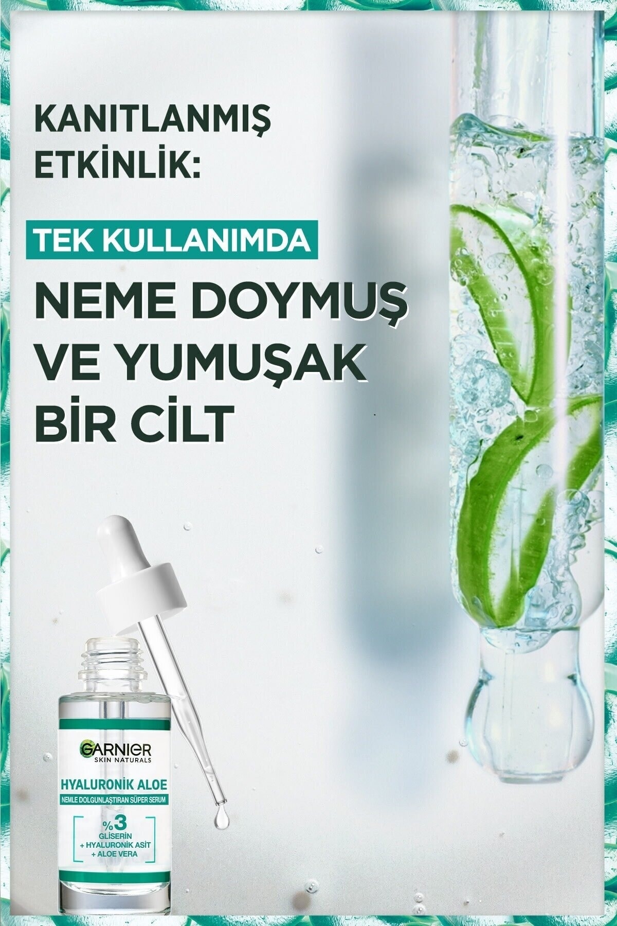 Garnier سرم مرطوب کننده و پلاسمینگ سوپر با هیالورونیک و الوئه 30 میلی لیتر