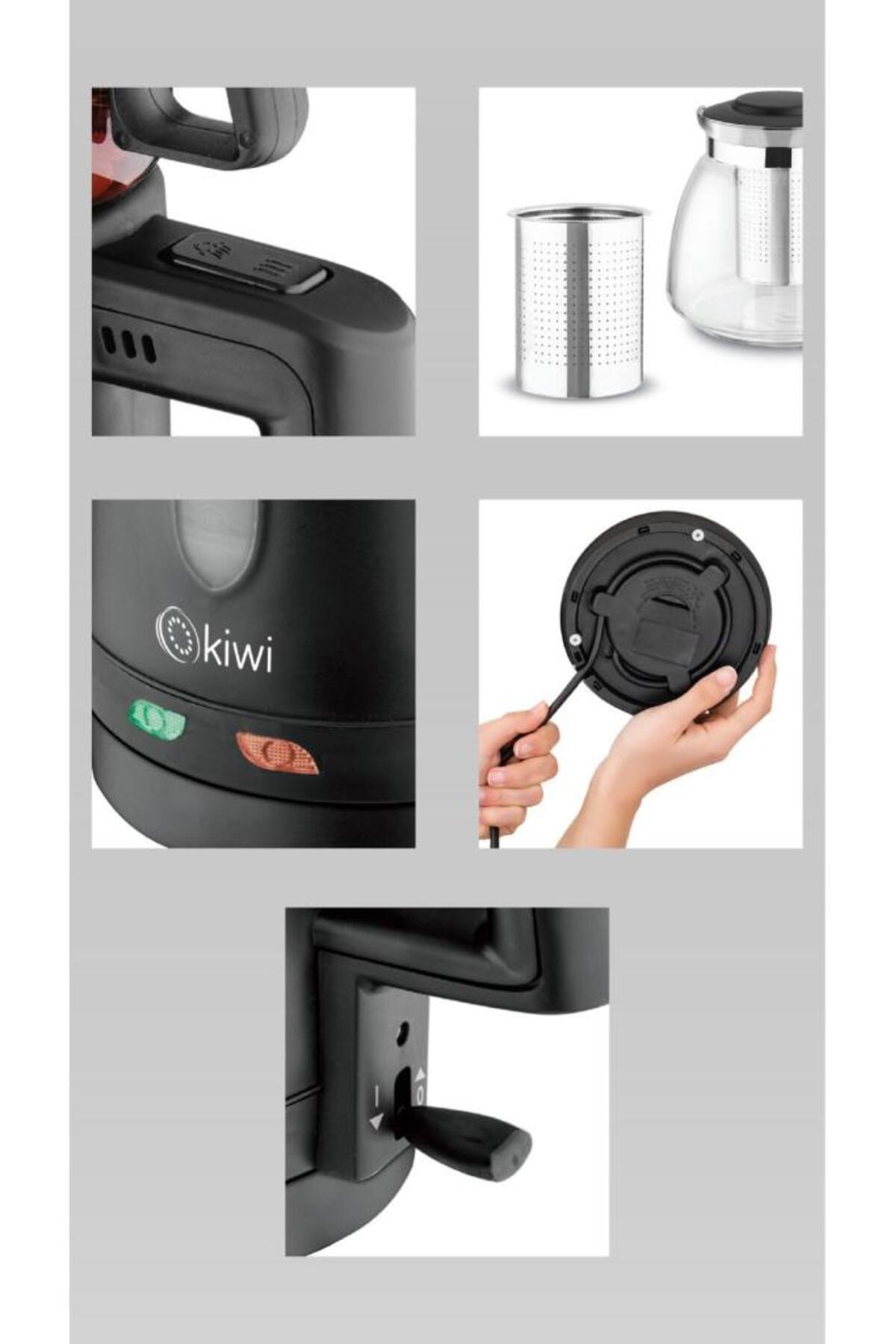 چای ساز دستگاه KTM 2907 اورجینال Kiwi