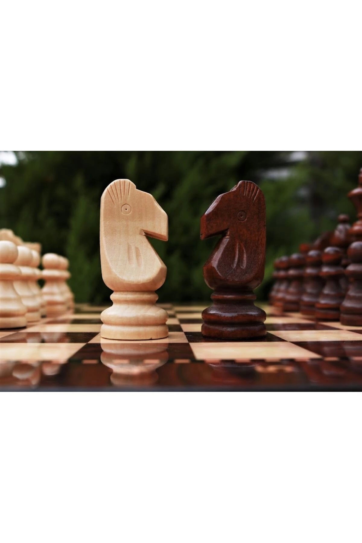 شطرنج ست چوبی لاکچری فیگور چکرز با کیفیت برتر 36X36 checkmate