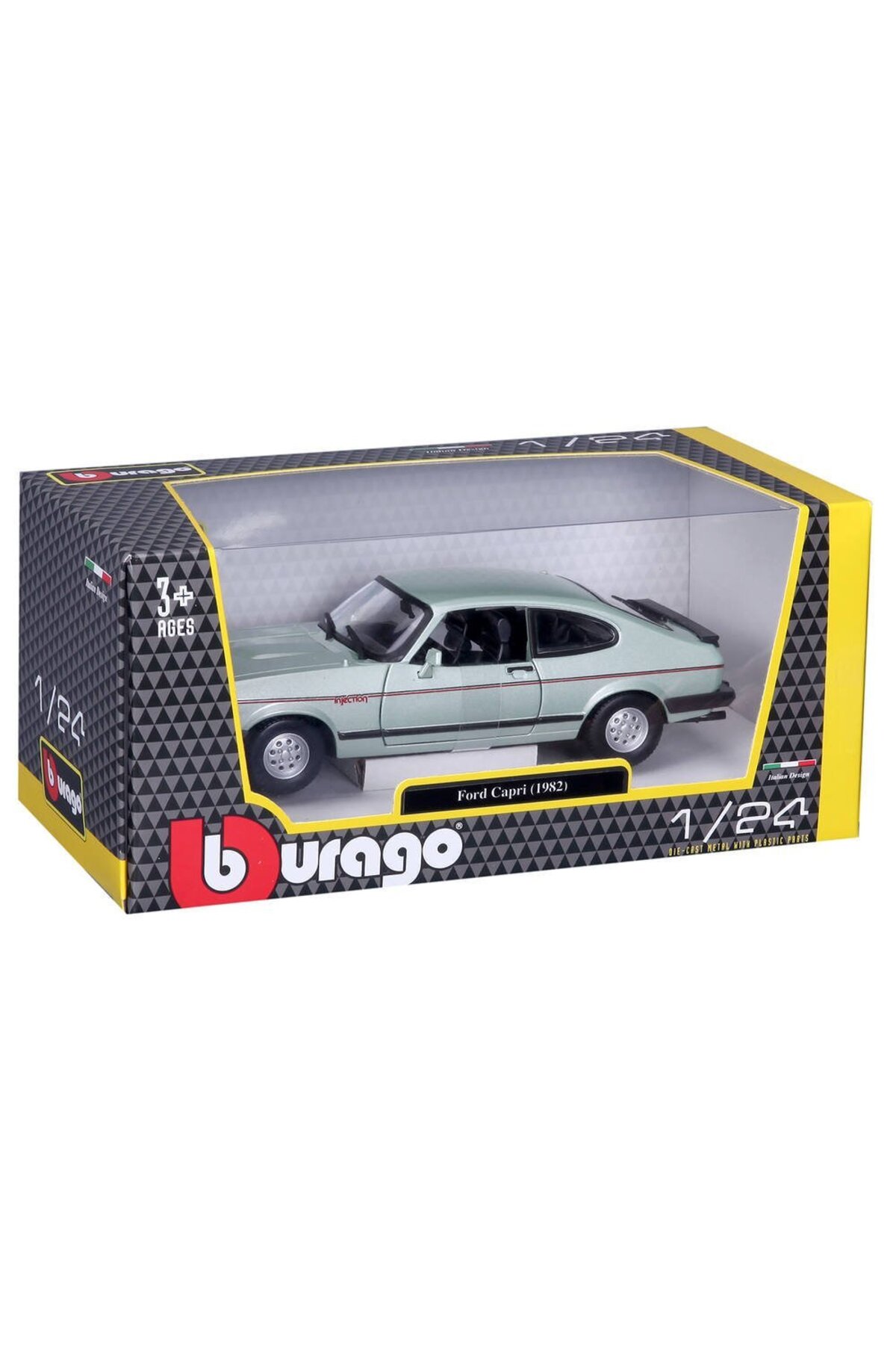 مدل خودرو BBURAGO 1:24 فورد کاپری 1982 ماشین اورجینال NW NessiWorld