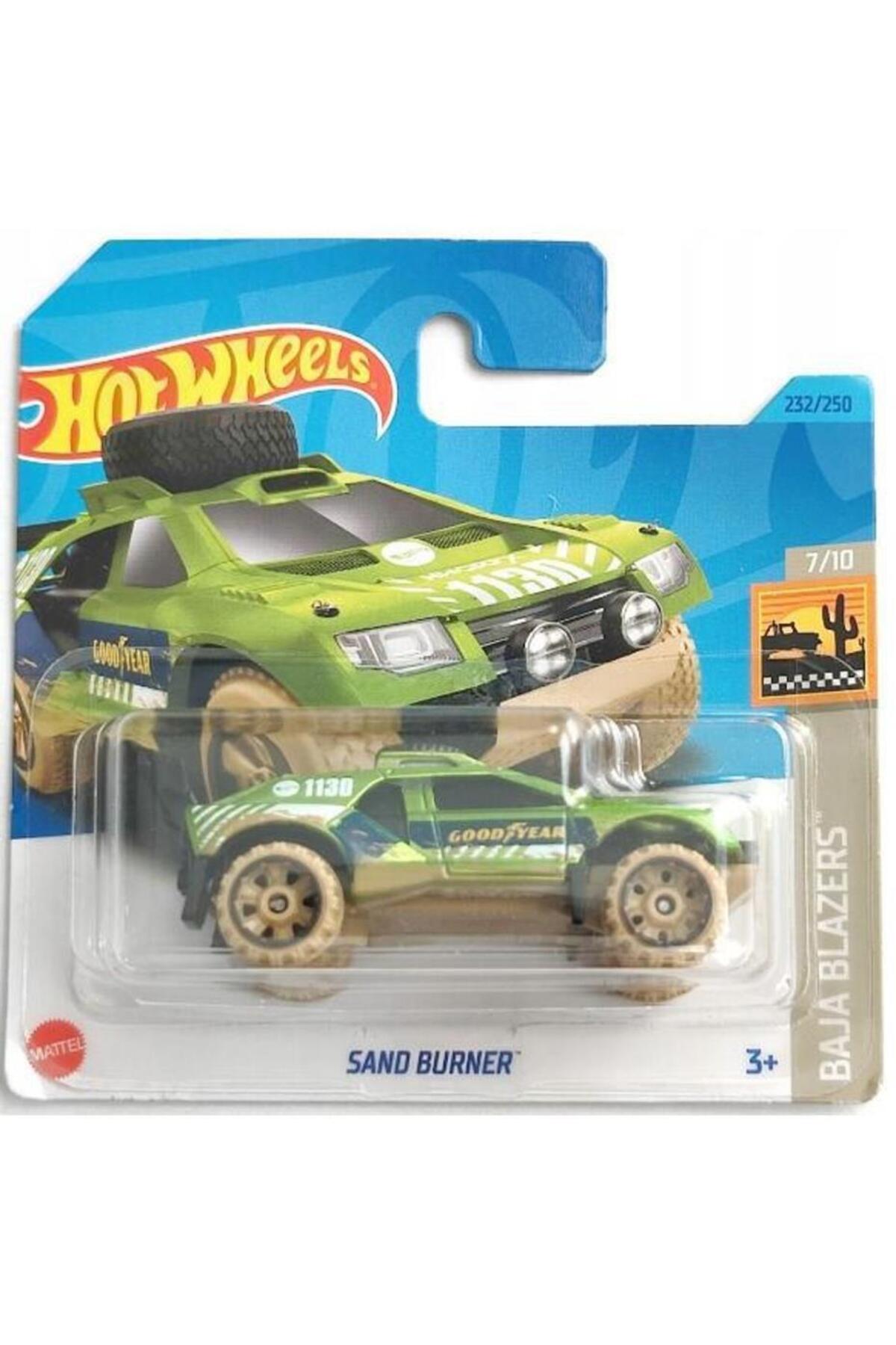 ماشین اسباب بازی SINGES SAND BURNER HKG77 هات ویلز اورجینال HOT WHEELS