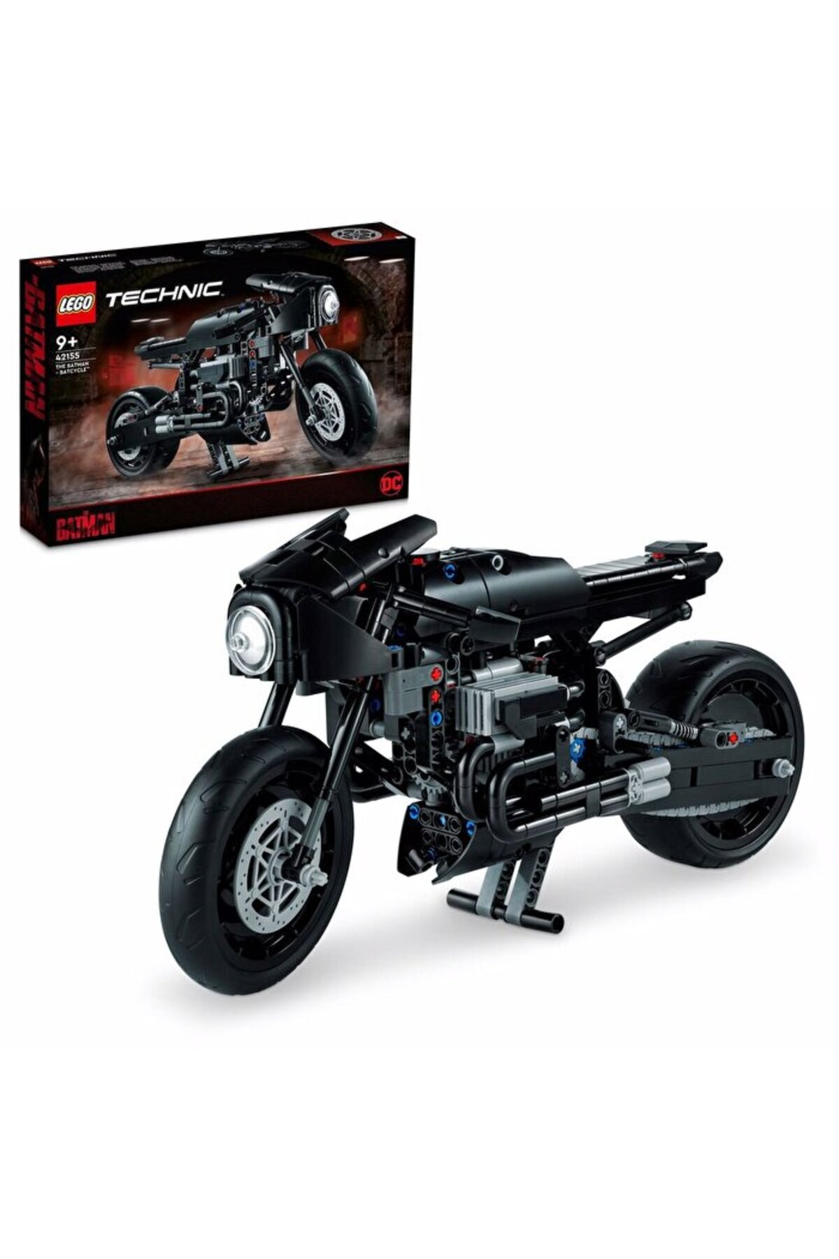 اسباب بازی های دیگر تکنیک BATMAN BATCYCLE 42155 اورجینال LEGO