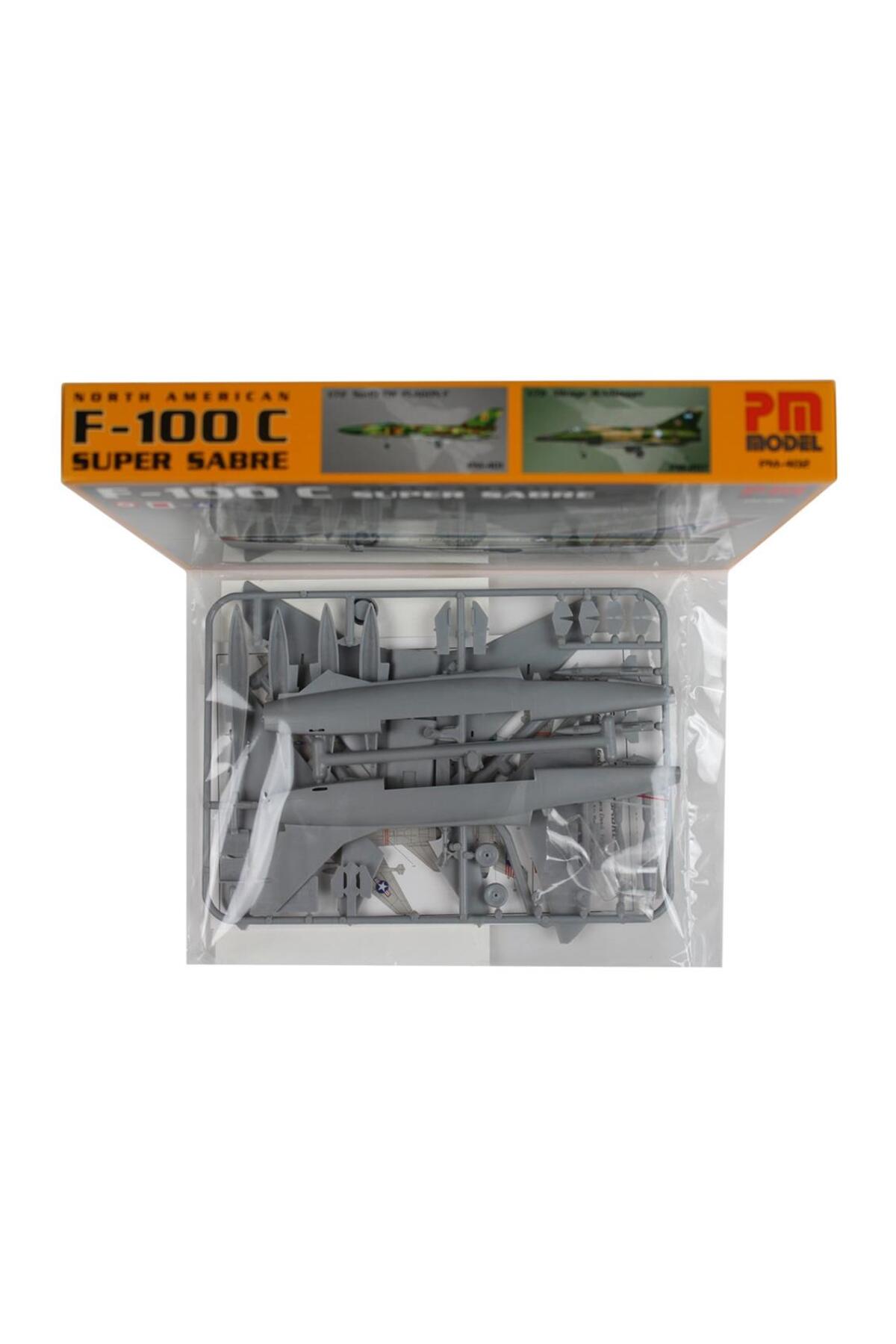 مدل خودرو 402 1 72 آمریکای شمالی F 100 C SUPER SABER جنگنده بمب افکن پلاستیکی جدا شده اورجینال Genel Markalar
