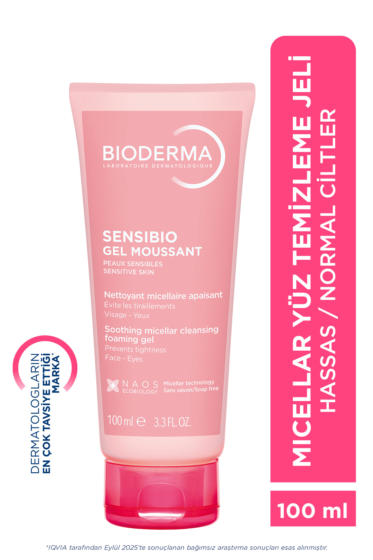 پاک کننده صورت SENSIBIO SELECTION MISEL ژل تمیز کردن 100 میل Bioderma