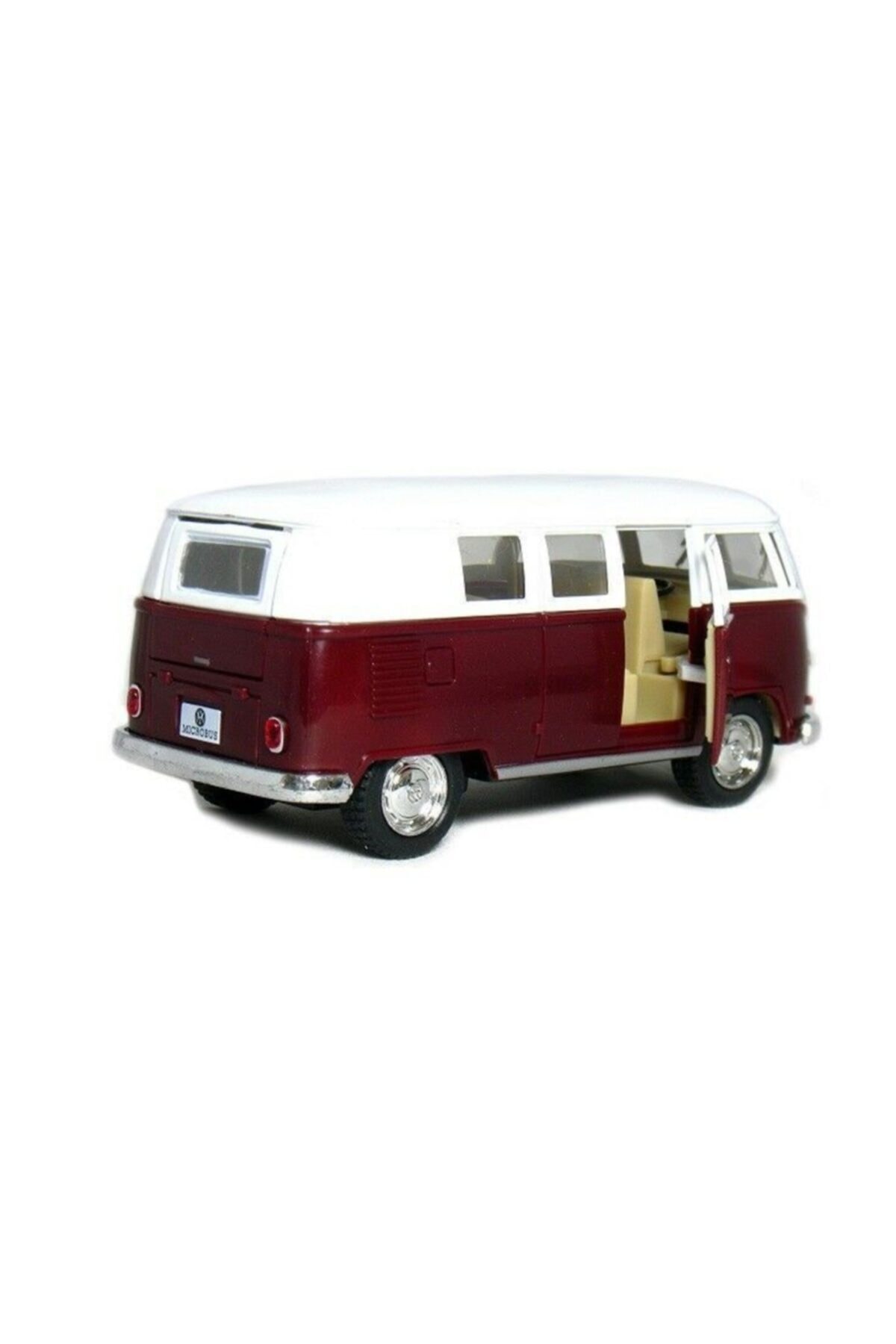مدل خودرو اتوبوس کلاسیک 1962 VW 1:32 فلزی قهوه ای 2021 اورجینال Kinsmart