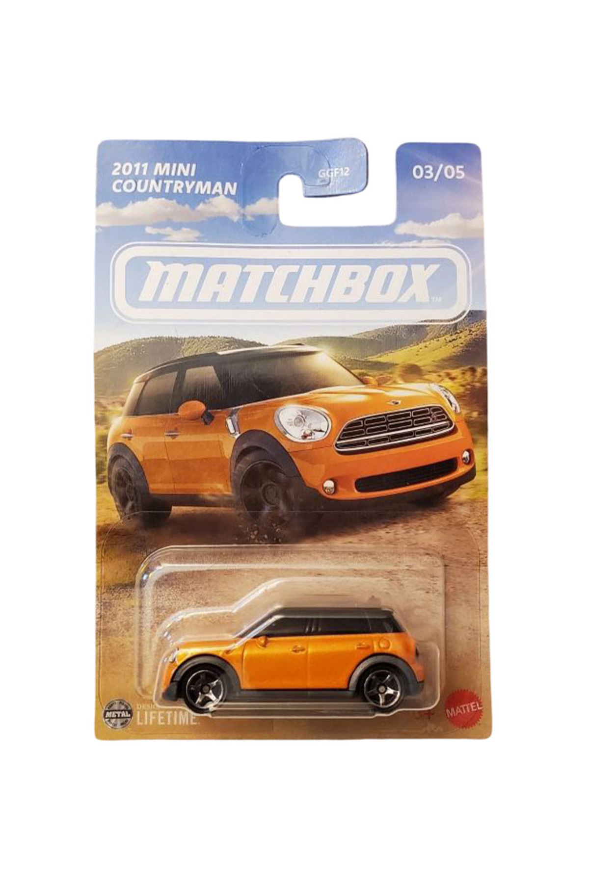 ماشین اسباب بازی جعبه کبریت 2011 MINI COUNTRYMAN ORANGE 1 64 محصول 2025 HOT WHEELS
